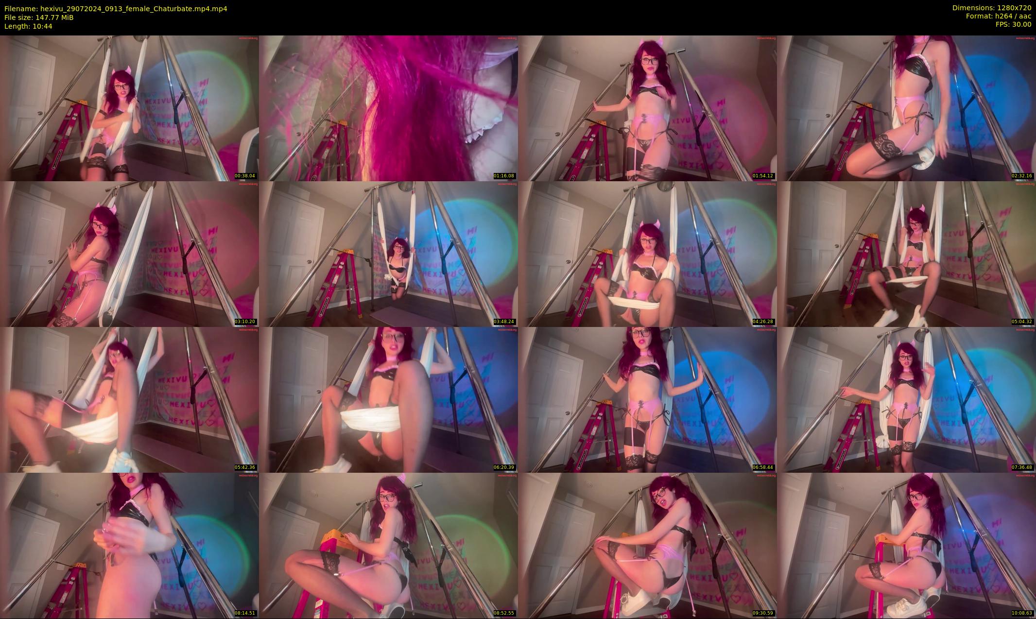 hexivu — 11 minute Chaturbate female cam show recording, 720p, Jul 29, 2024