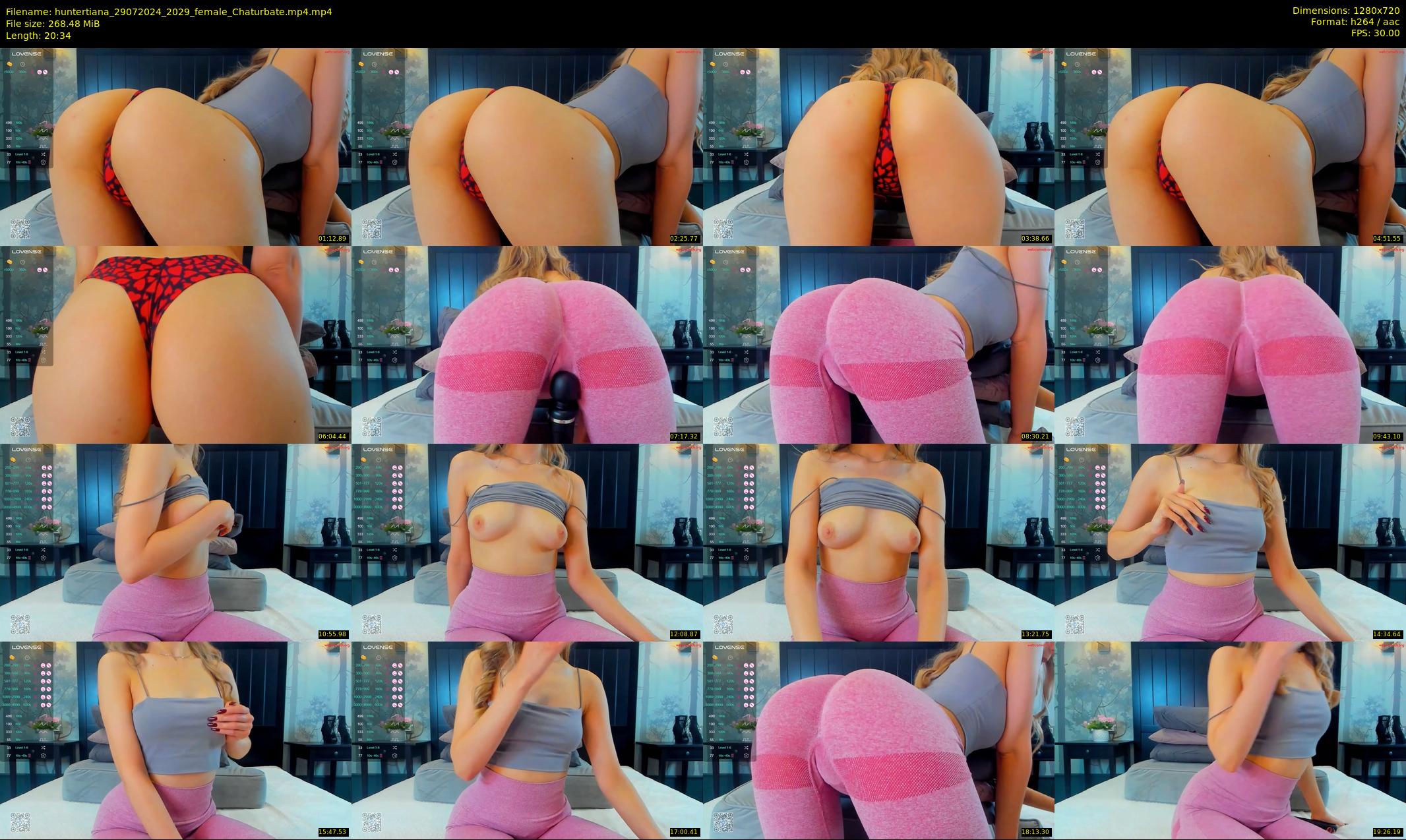 huntertiana — 21 minute Chaturbate female cam show recording, 720p, Jul 29, 2024