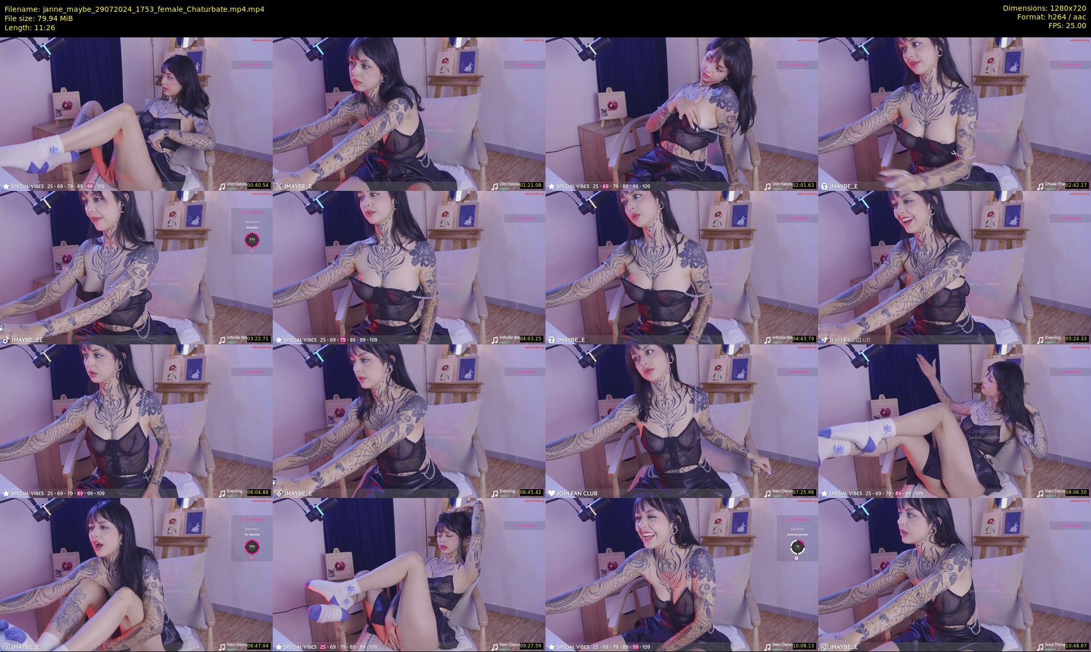 janne_maybe — 12 minute Chaturbate female cam show recording, 720p, Jul 29, 2024
