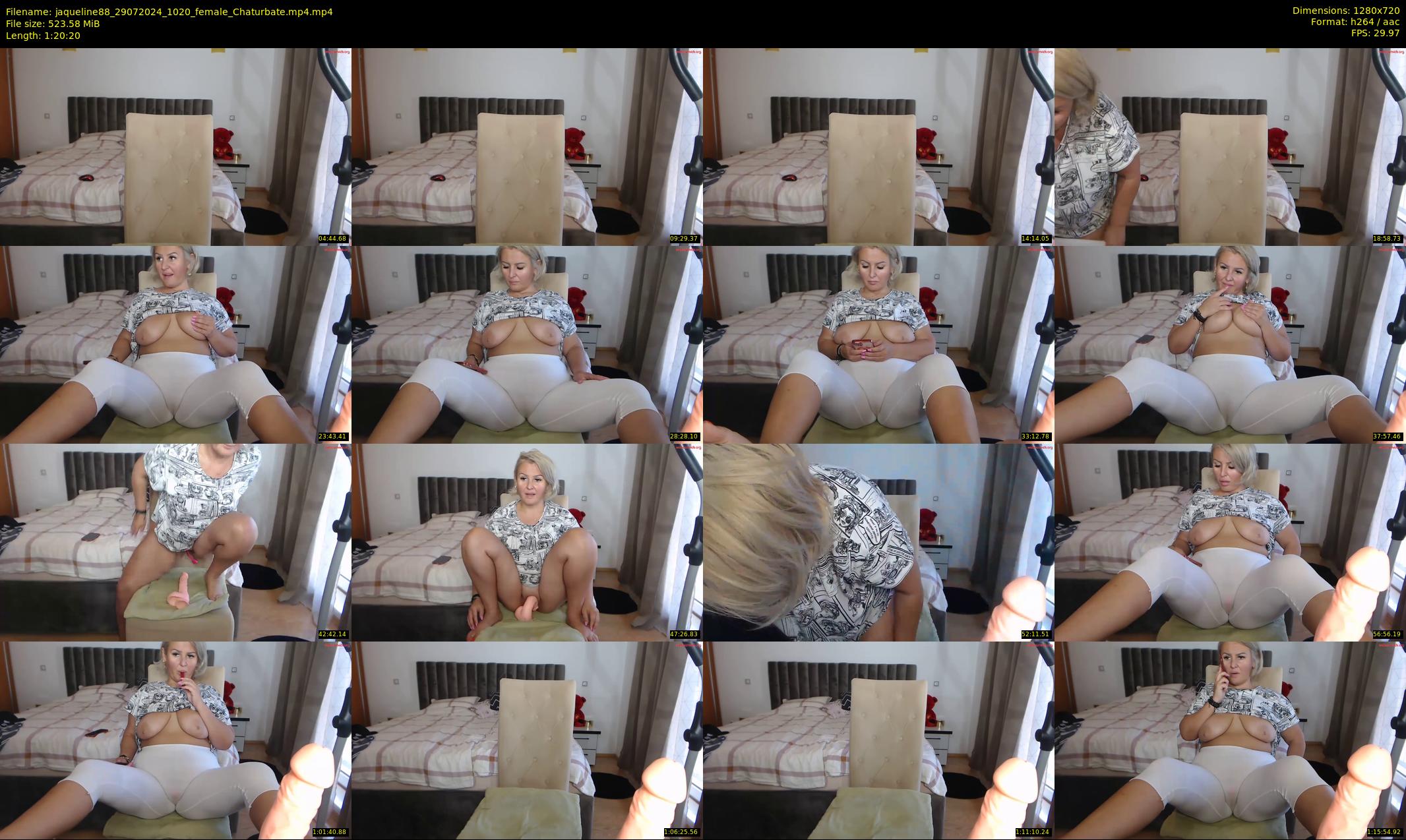 jaqueline88 — 81 minute Chaturbate female cam show recording, 720p, Jul 29, 2024