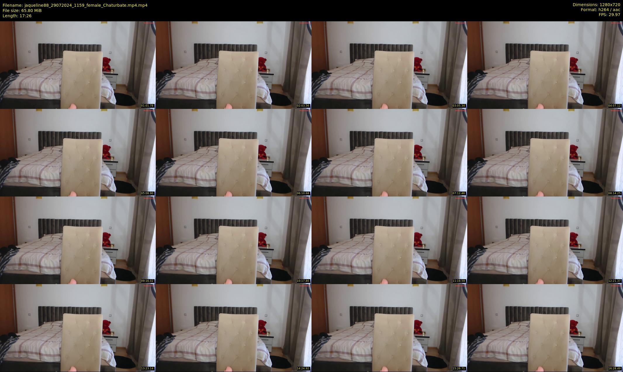 jaqueline88 — 18 minute Chaturbate female cam show recording, 720p, Jul 29, 2024