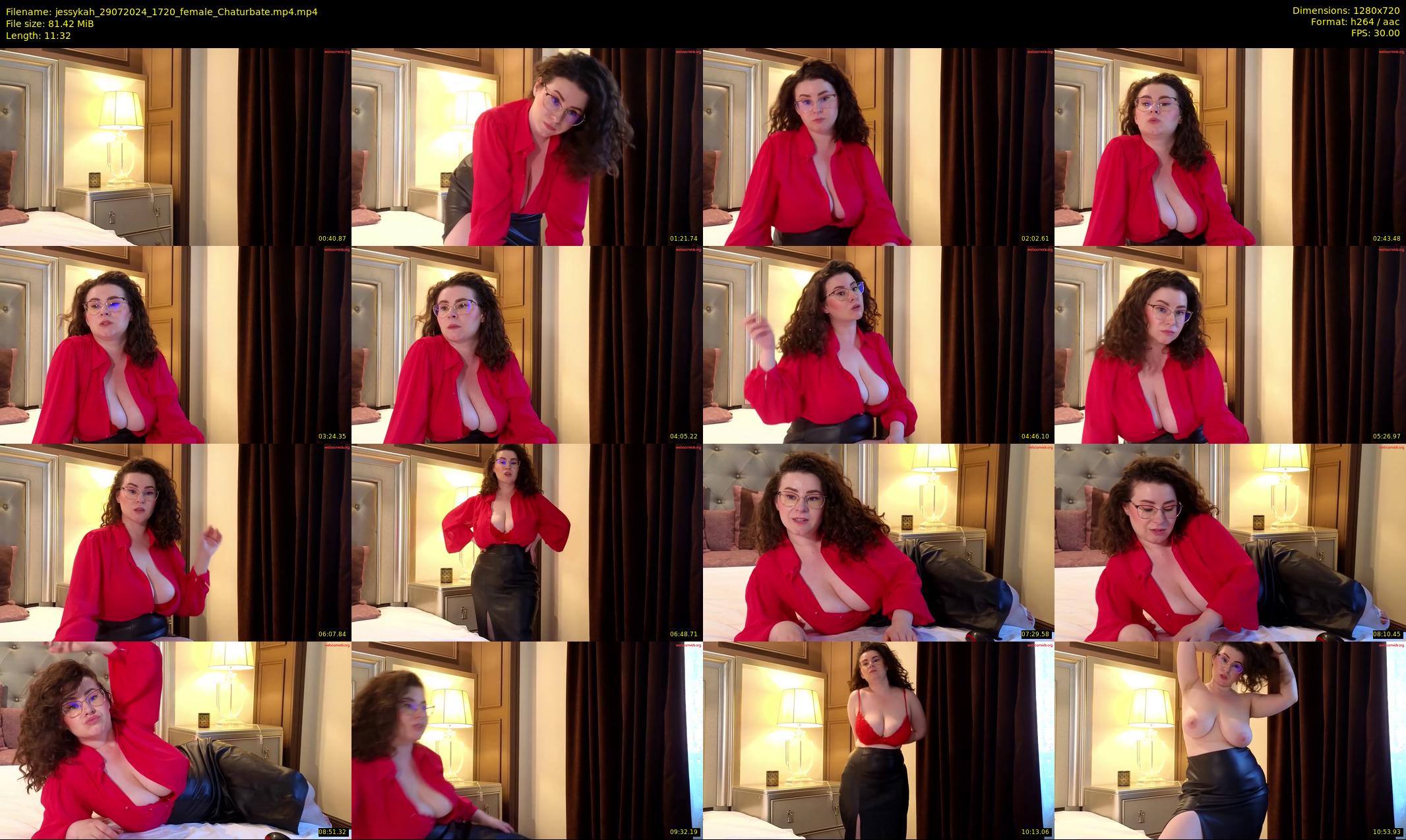 jessykah — 12 minute Chaturbate female cam show recording, 720p, Jul 29, 2024