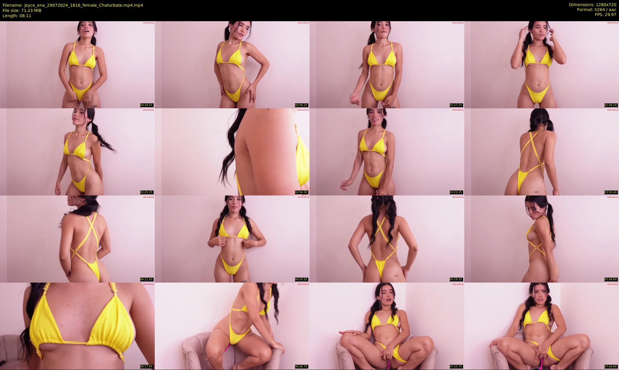 joyce_ena — 9 minute Chaturbate female cam show recording, 720p, Jul 29, 2024