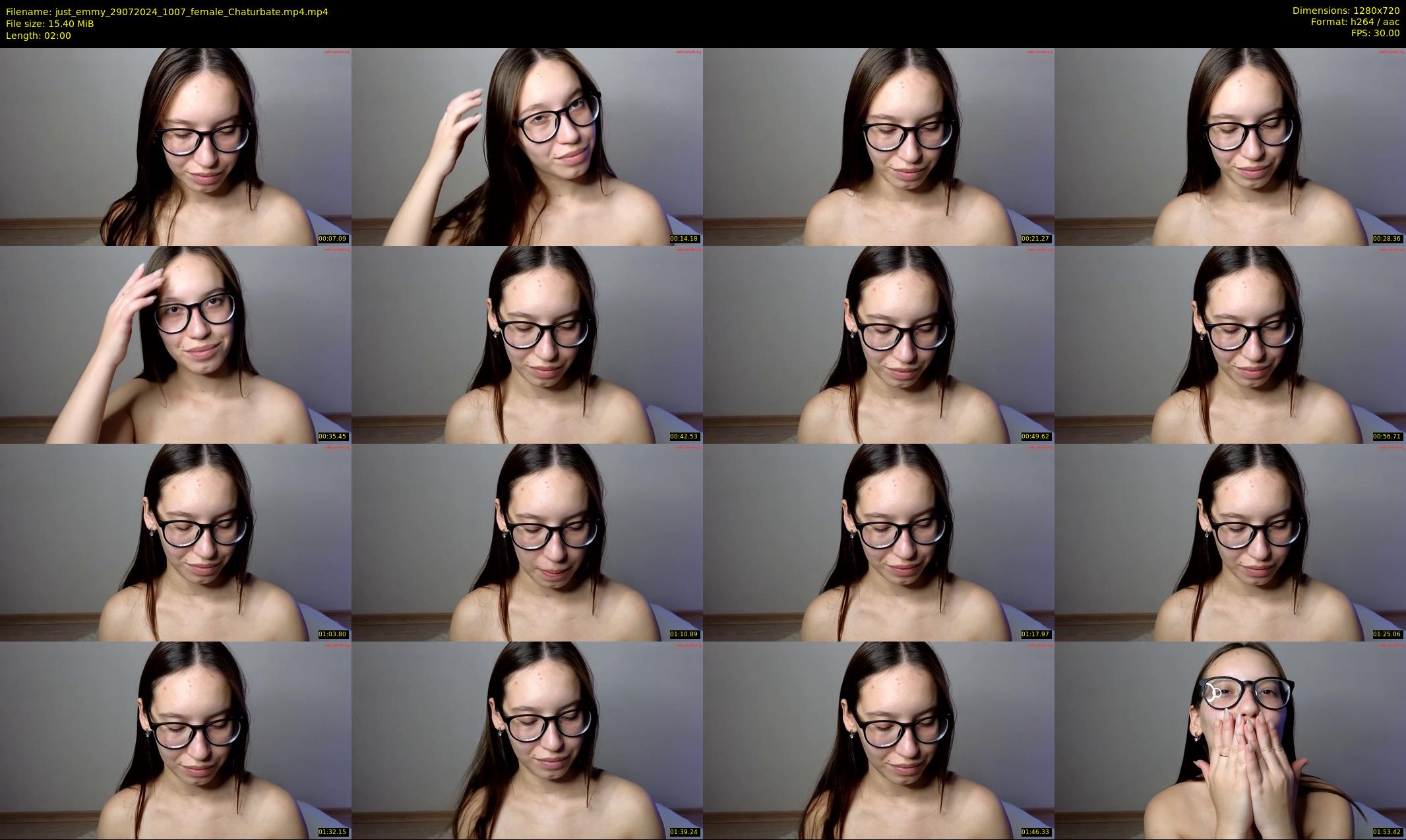 just_emmy — 2 minute Chaturbate female cam show recording, 720p, Jul 29, 2024