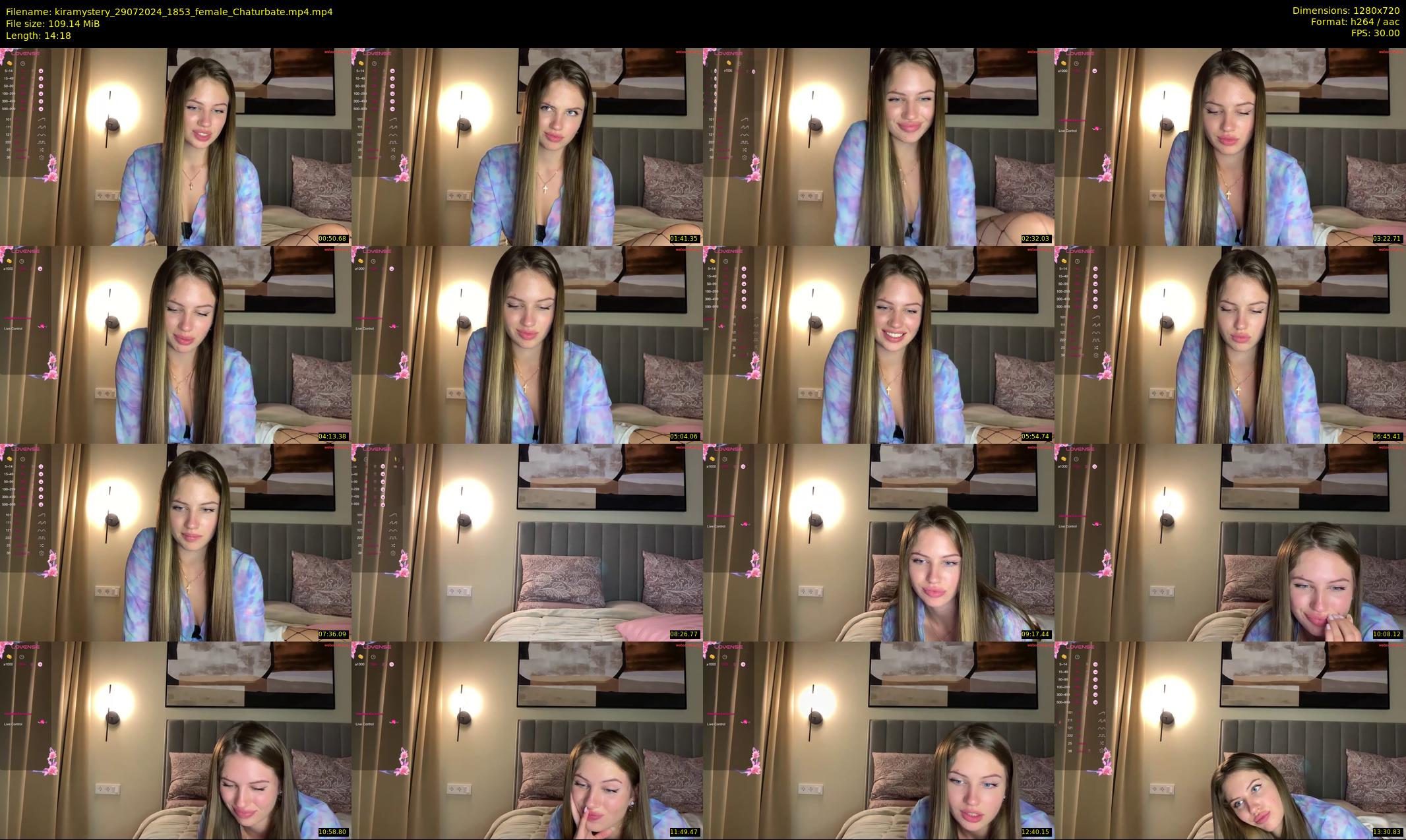 kiramystery — 15 minute Chaturbate female cam show recording, 720p, Jul 29, 2024