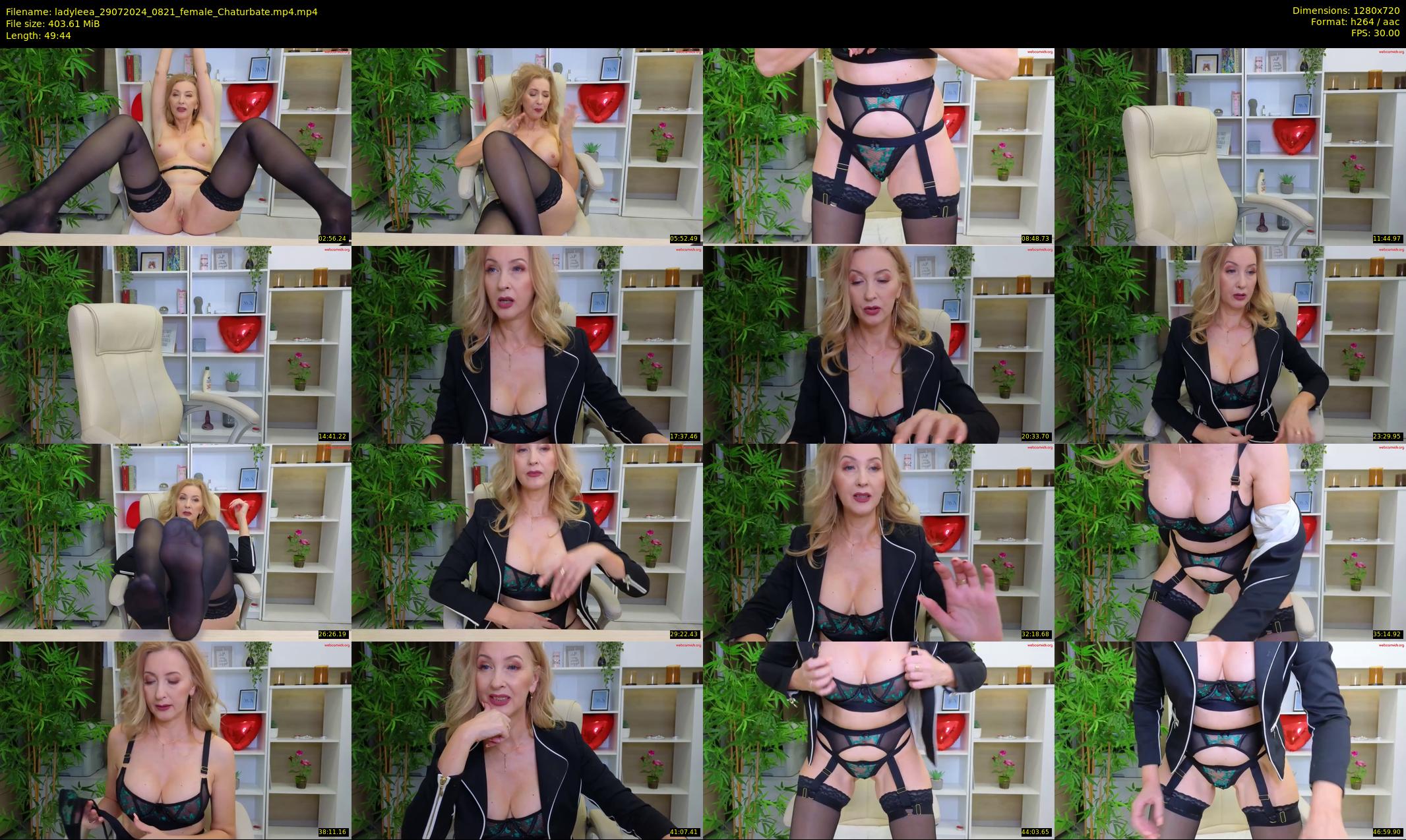 ladyleea — 50 minute Chaturbate female cam show recording, 720p, Jul 29, 2024