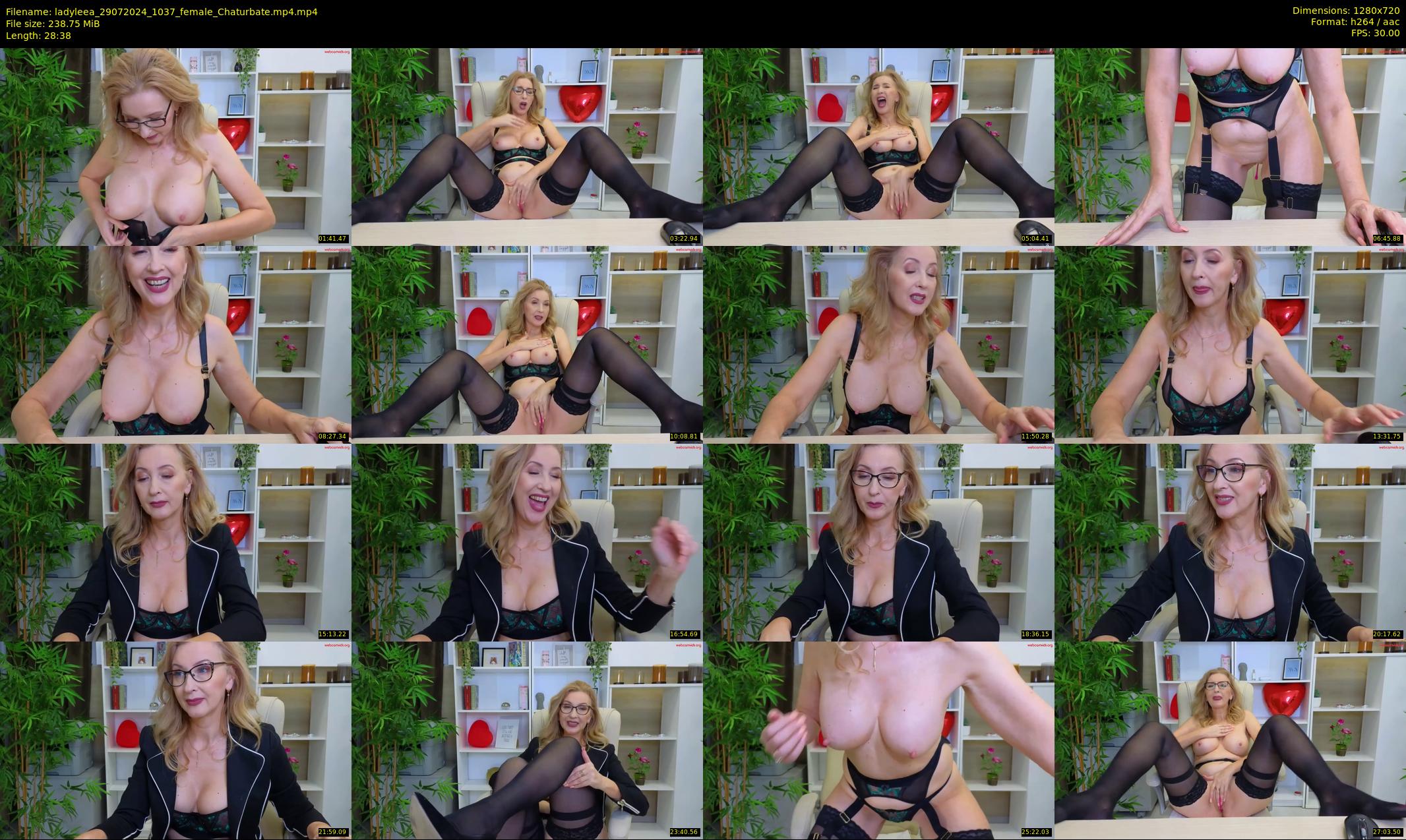 ladyleea — 29 minute Chaturbate female cam show recording, 720p, Jul 29, 2024