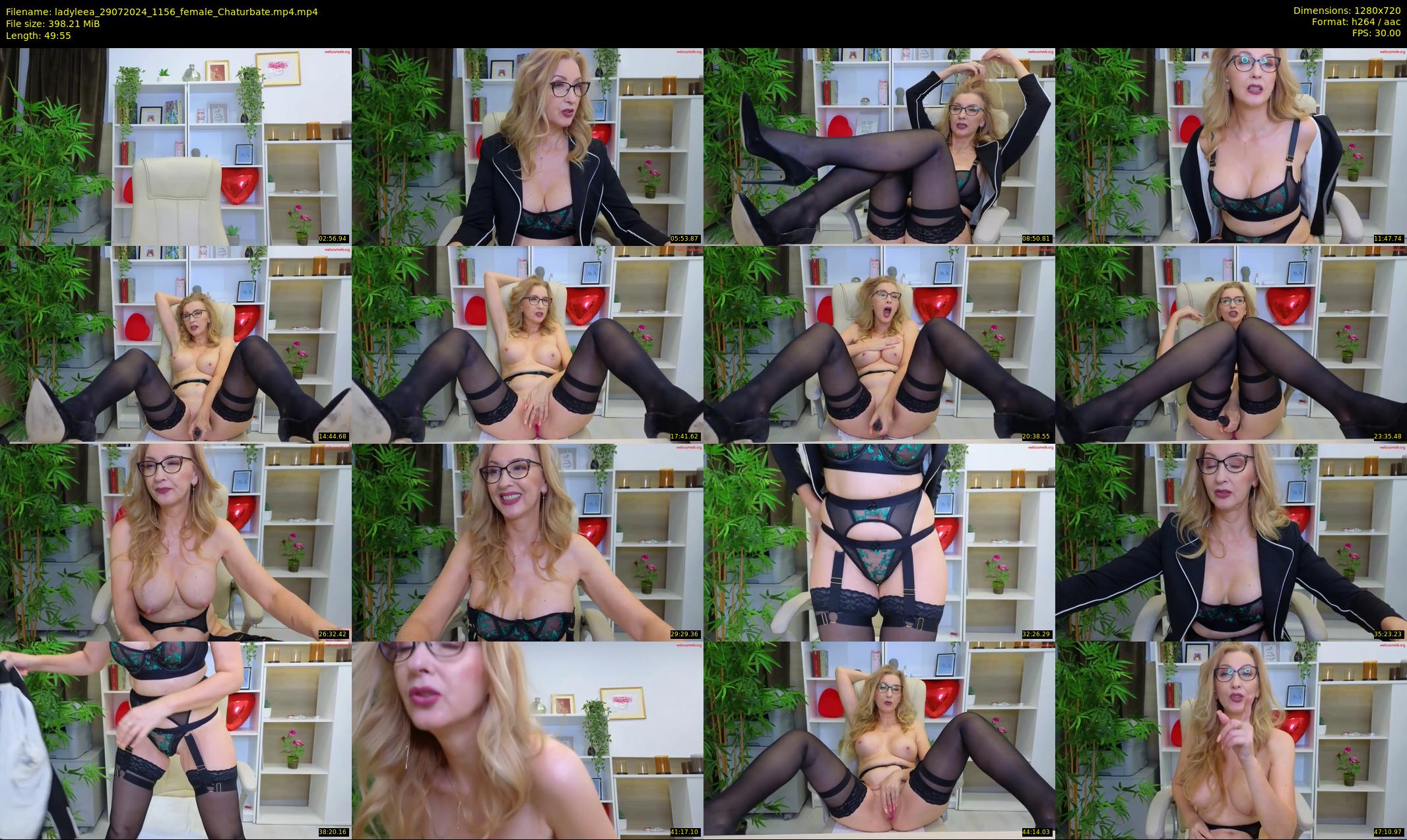 ladyleea — 50 minute Chaturbate female cam show recording, 720p, Jul 29, 2024