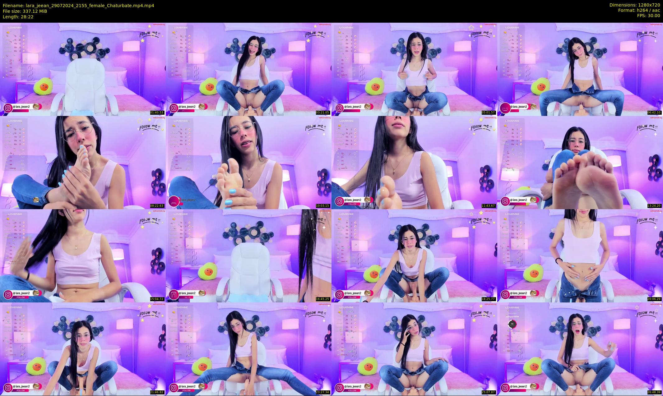 lara_jeean — 29 minute Chaturbate female cam show recording, 720p, Jul 29, 2024