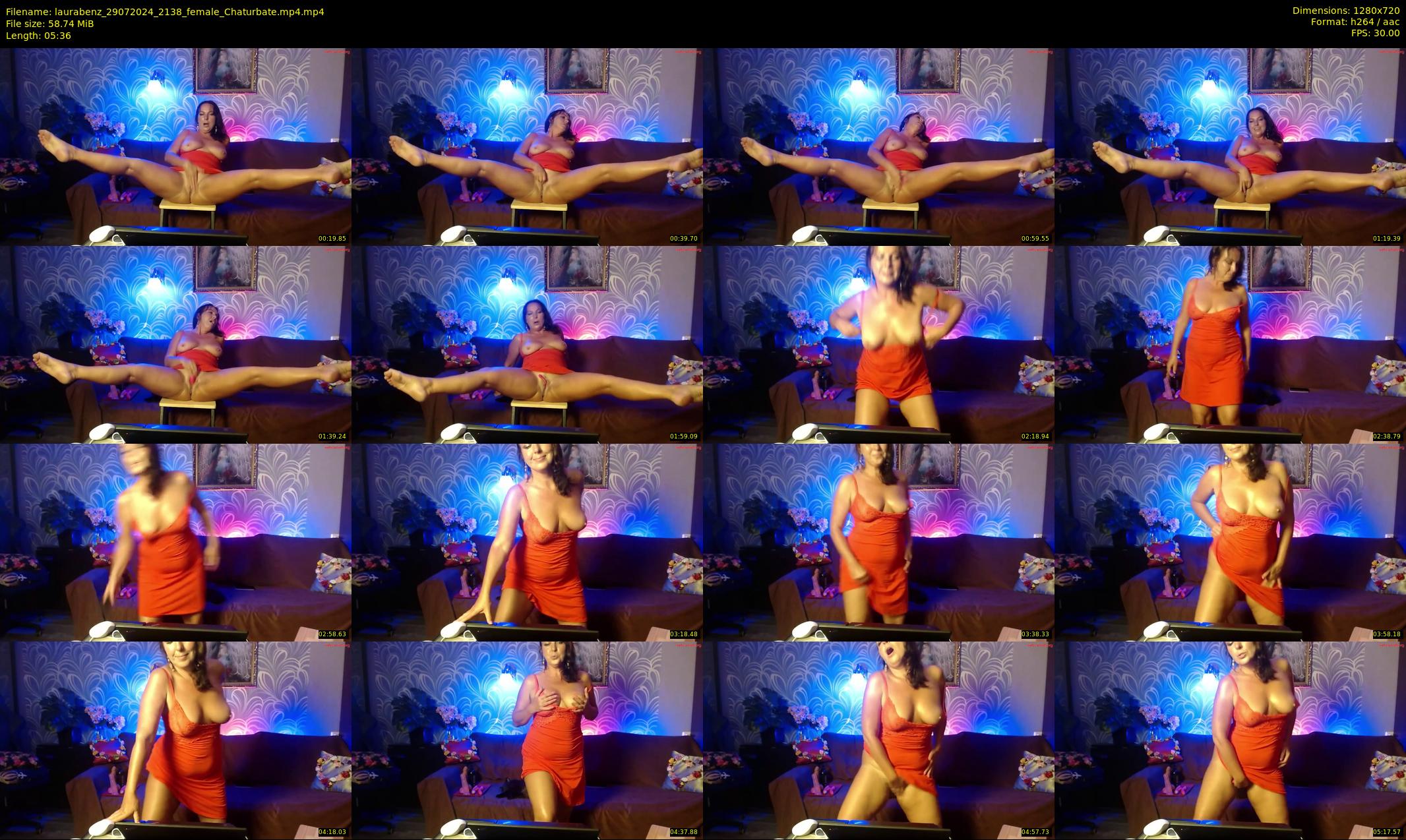 laurabenz — 6 minute Chaturbate female cam show recording, 720p, Jul 29, 2024