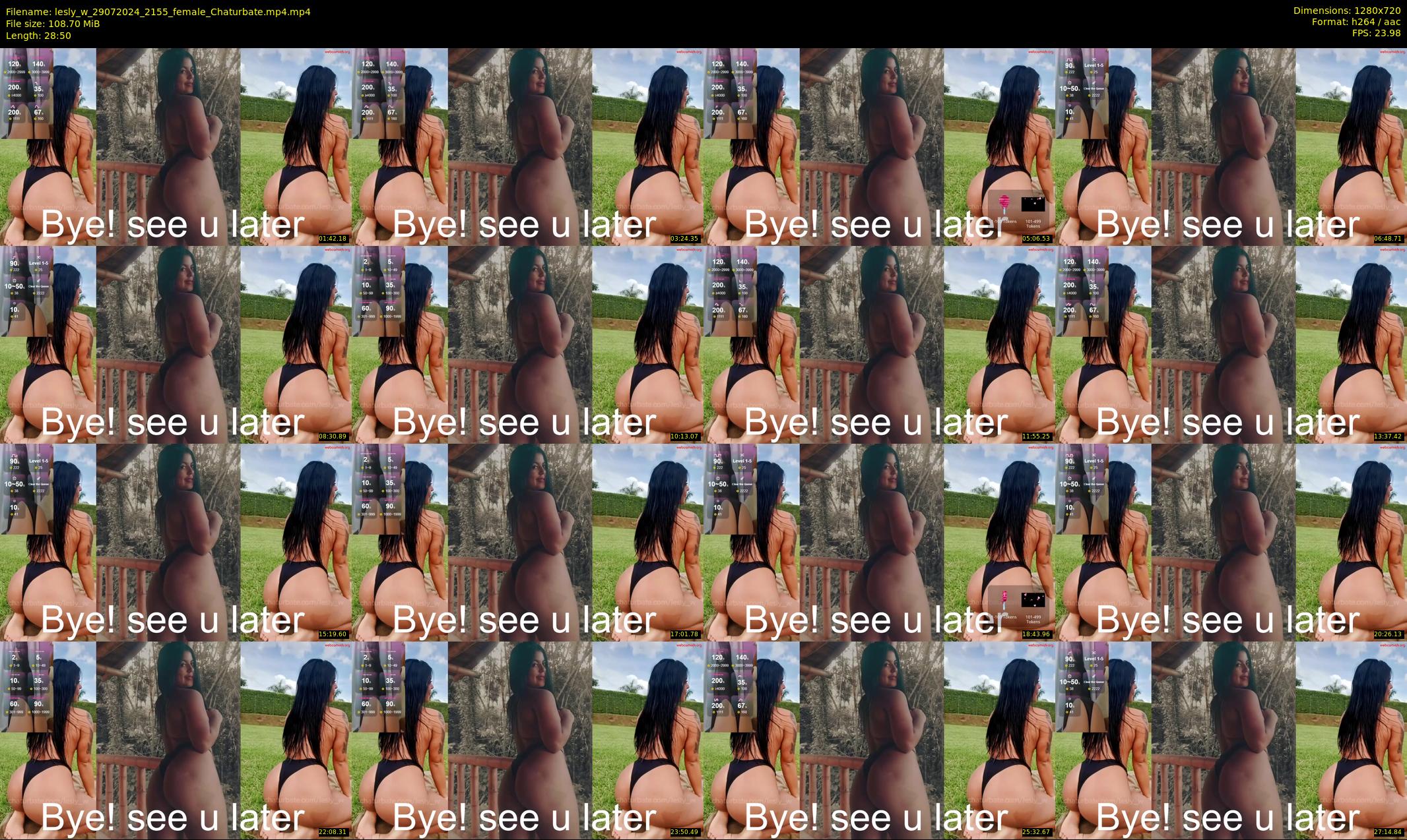 lesly_w — 29 minute Chaturbate female cam show recording, 720p, Jul 29, 2024