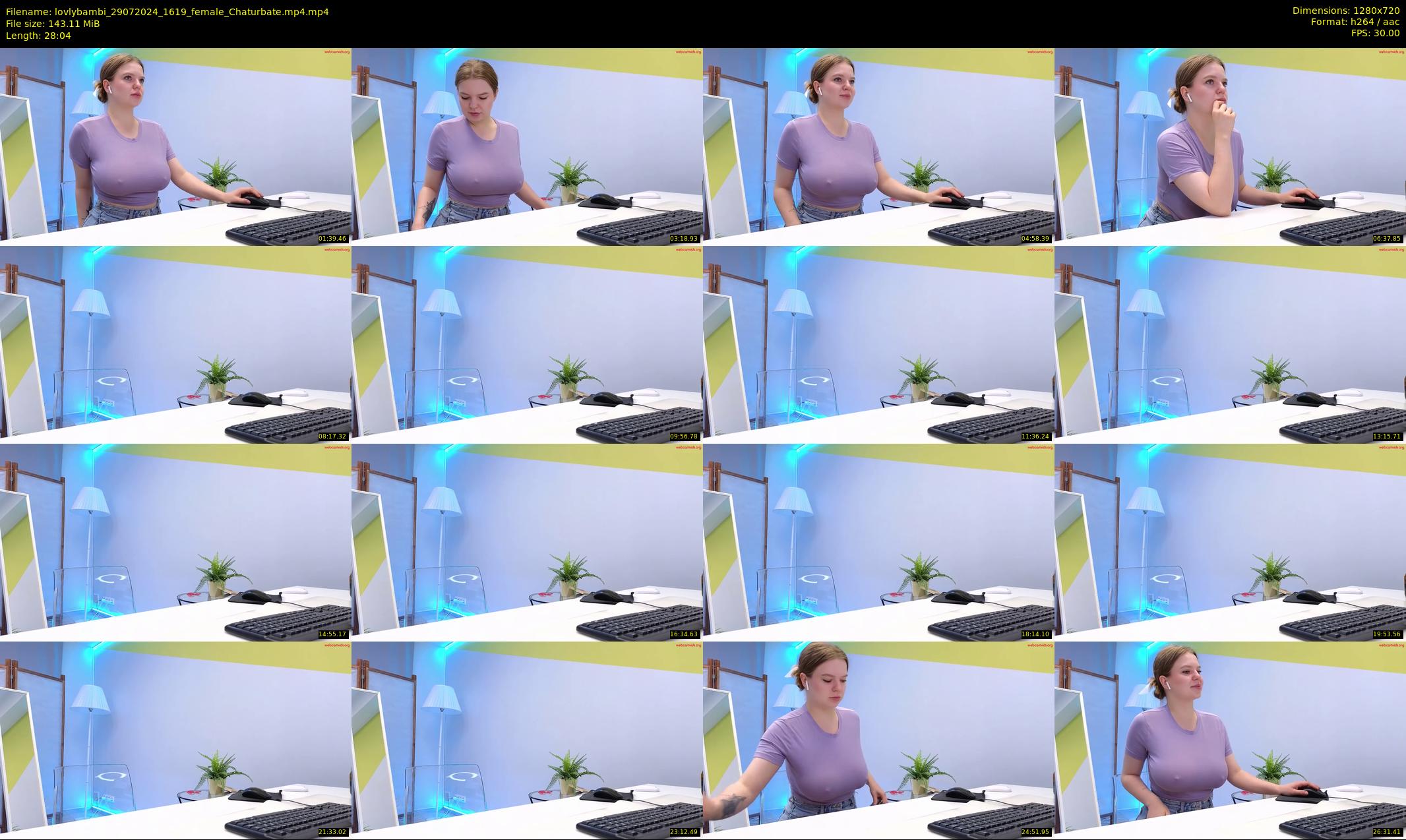 lovlybambi — 29 minute Chaturbate female cam show recording, 720p, Jul 29, 2024