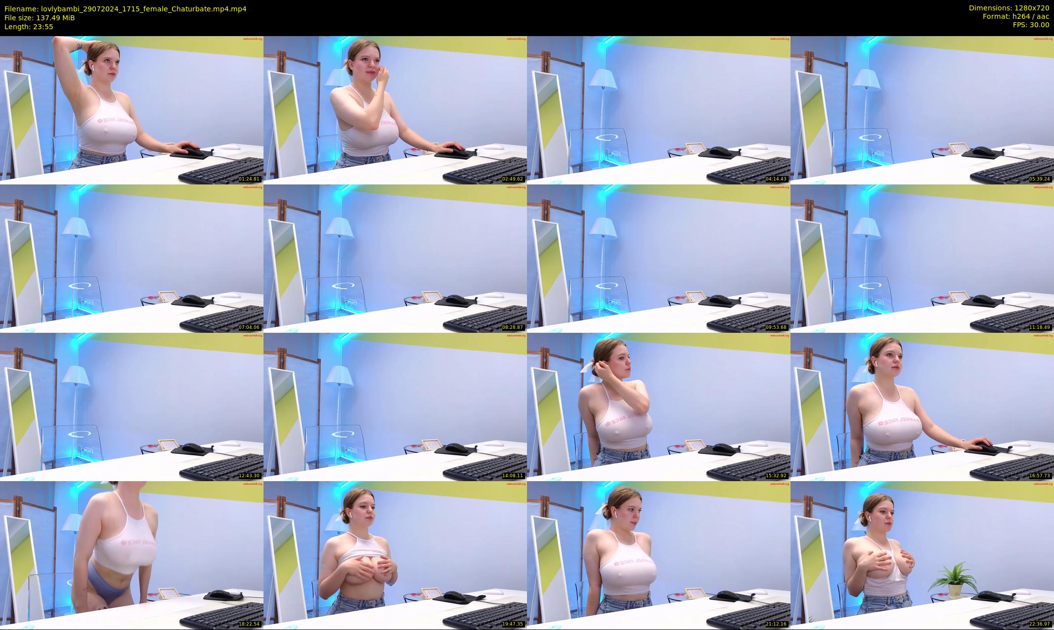 lovlybambi — 24 minute Chaturbate female cam show recording, 720p, Jul 29, 2024
