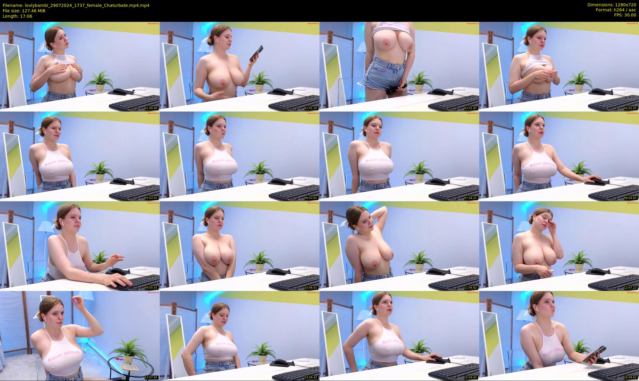 lovlybambi — 18 minute Chaturbate female cam show recording, 720p, Jul 29, 2024