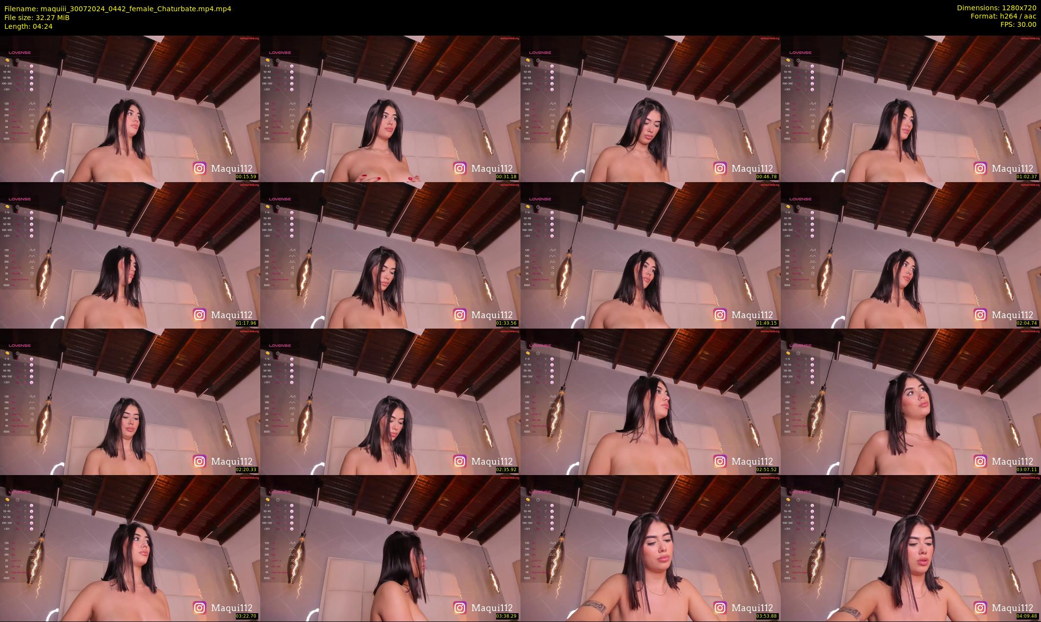 maquiii — 5 minute Chaturbate female cam show recording, 720p, Jul 30, 2024
