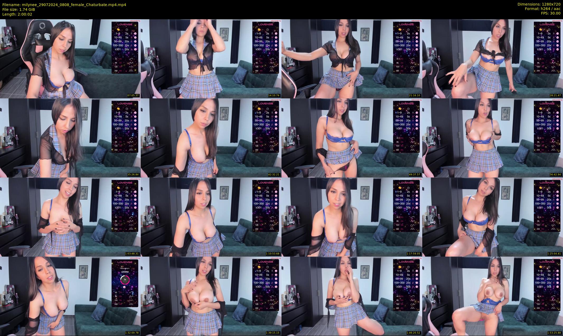 milynee — 121 minute Chaturbate female cam show recording, 720p, Jul 29, 2024