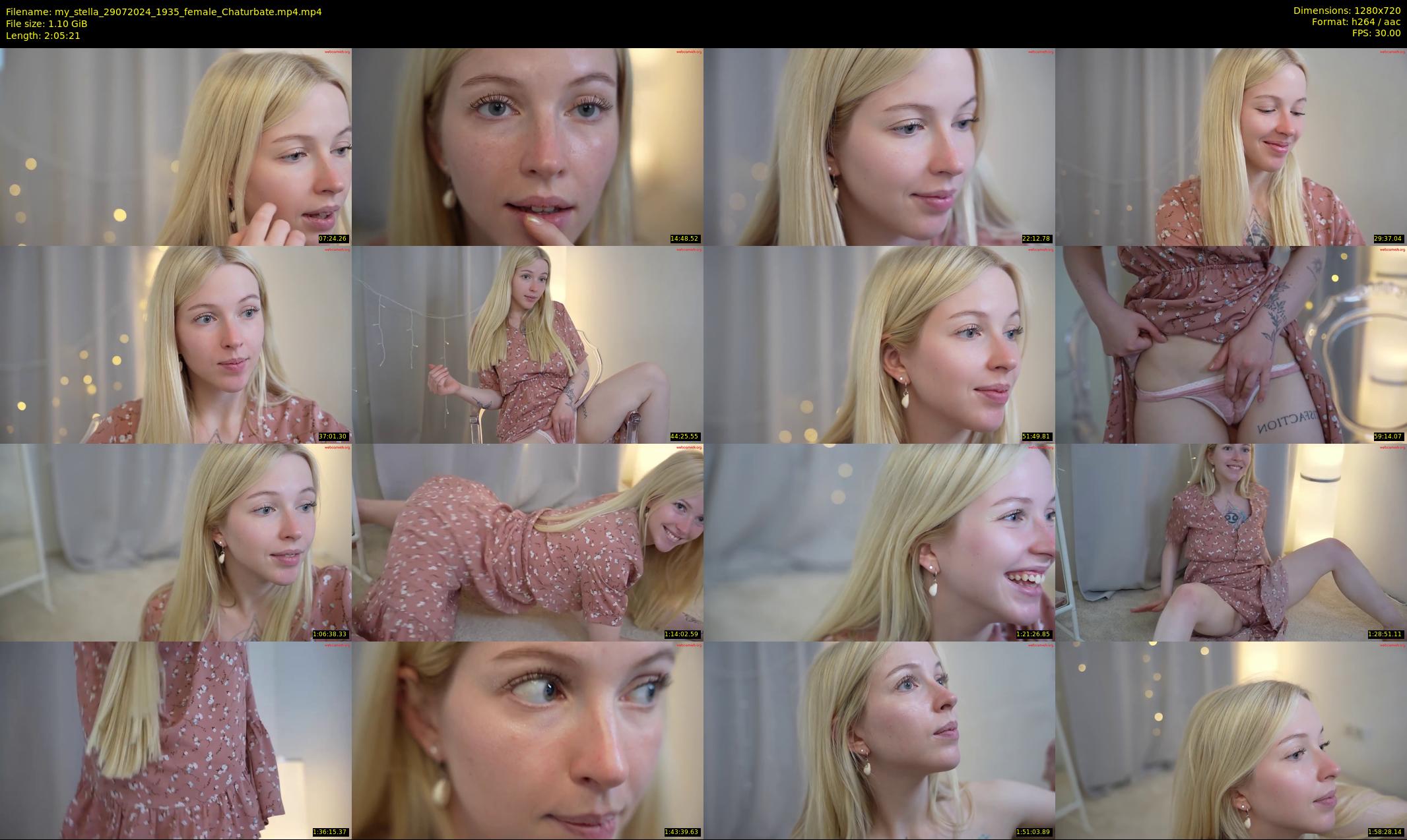 my_stella — 126 minute Chaturbate female cam show recording, 720p, Jul 29, 2024