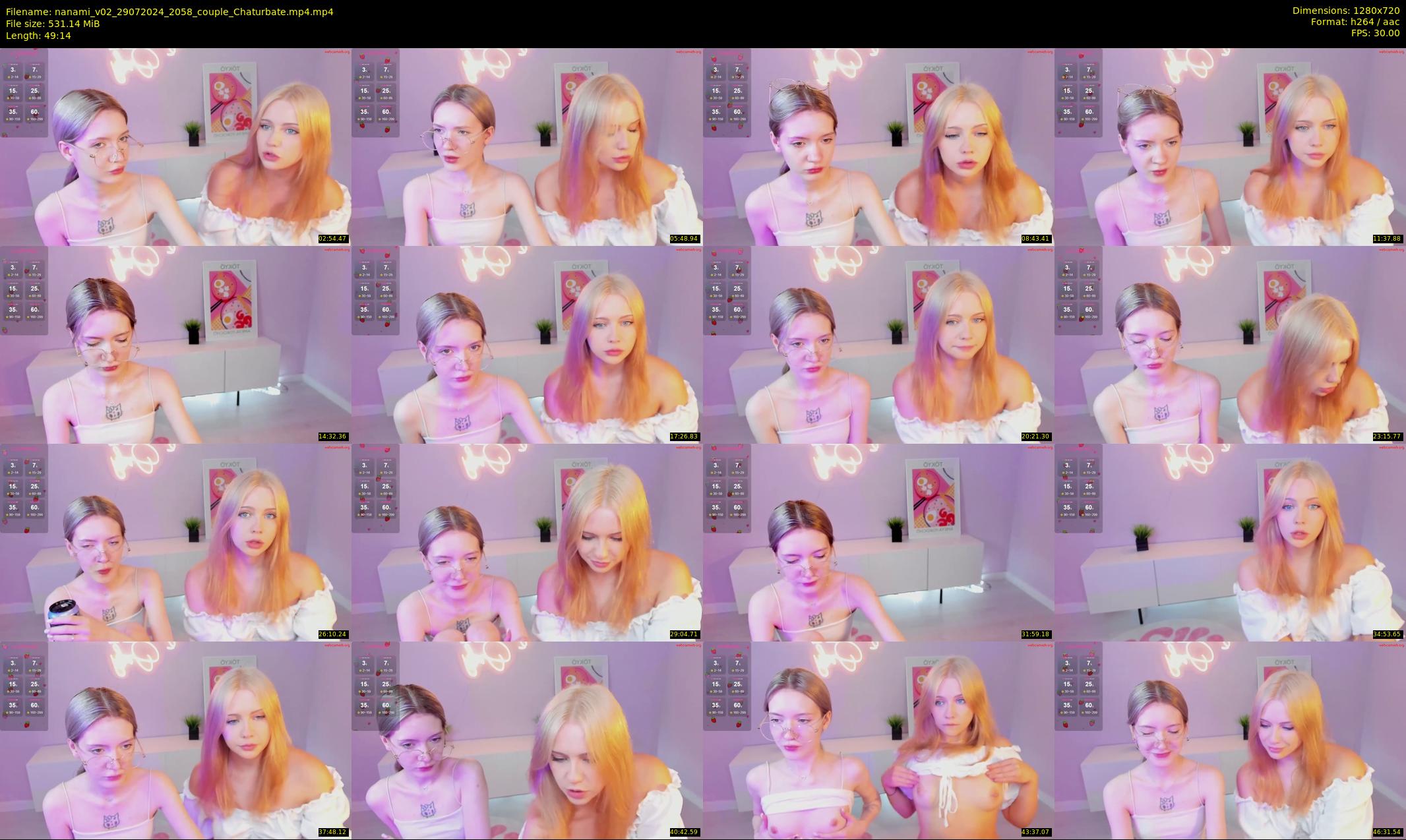 nanami_v02 — 50 minute Chaturbate couple cam show recording, 720p, Jul 29, 2024
