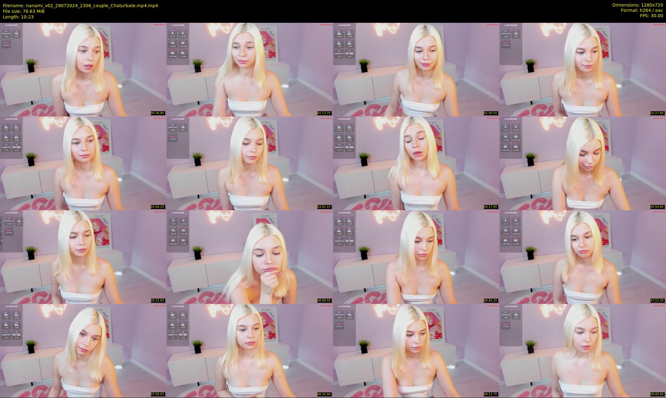 nanami_v02 — 11 minute Chaturbate couple cam show recording, 720p, Jul 29, 2024