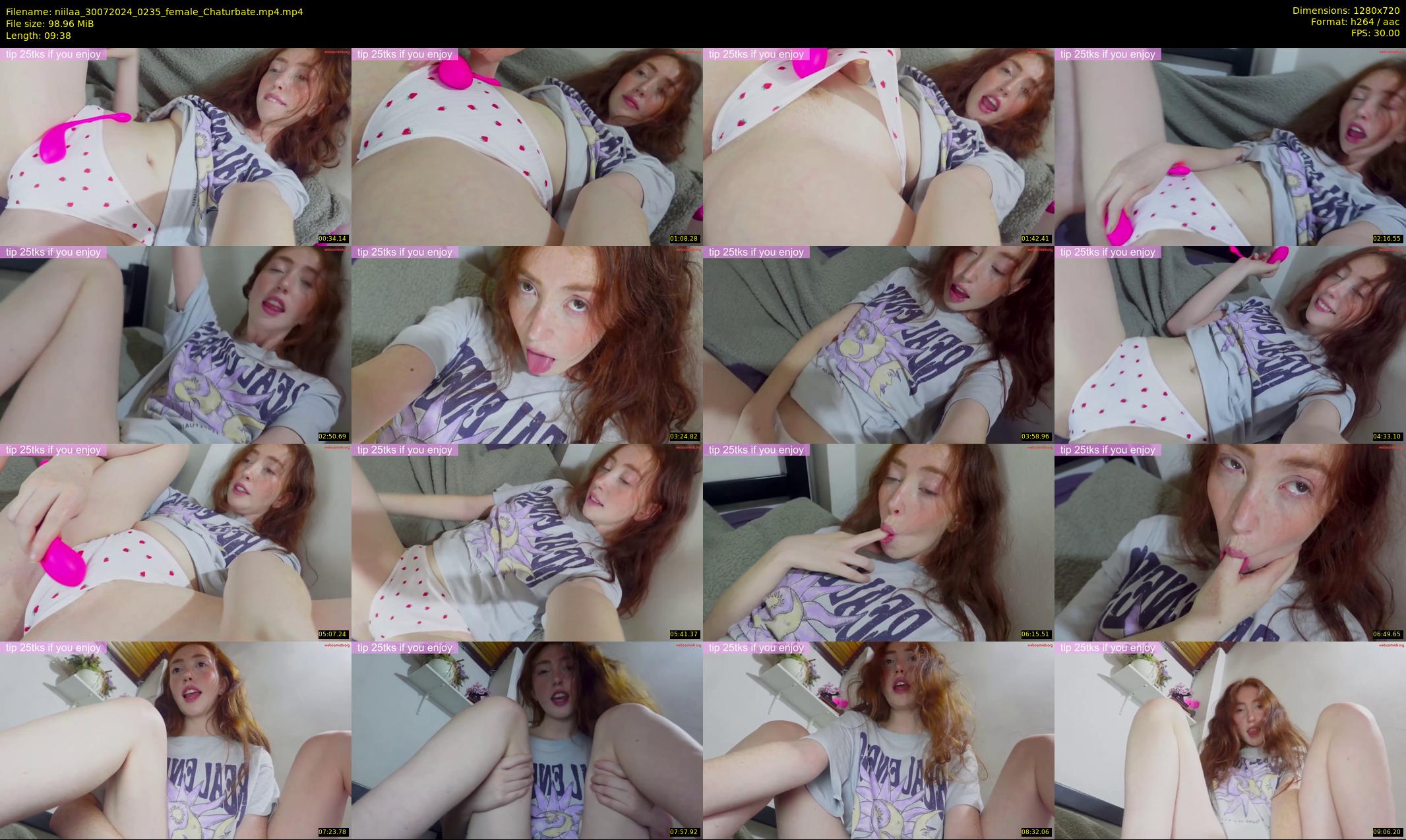 niilaa — 10 minute Chaturbate female cam show recording, 720p, Jul 30, 2024
