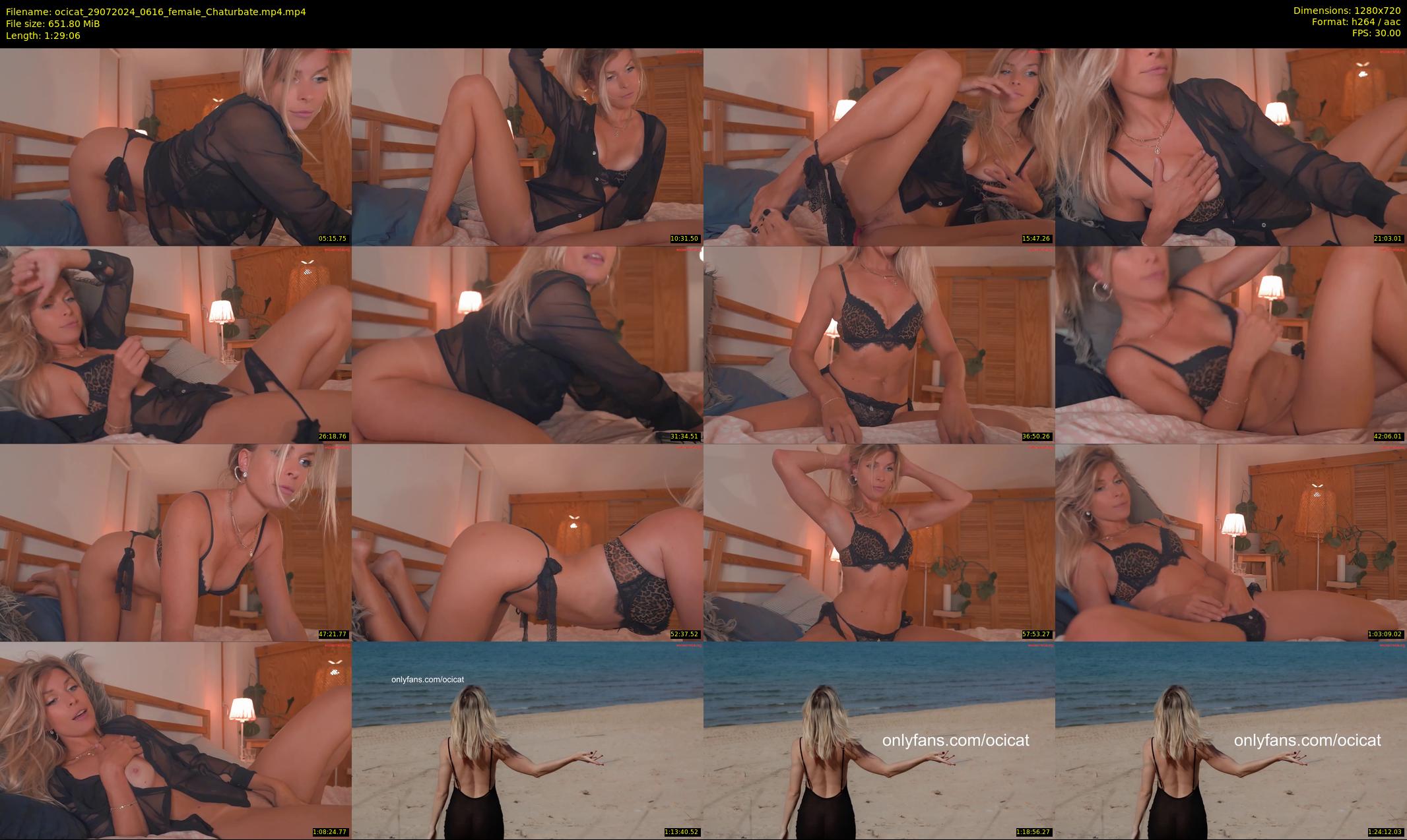 ocicat — 90 minute Chaturbate female cam show recording, 720p, Jul 29, 2024