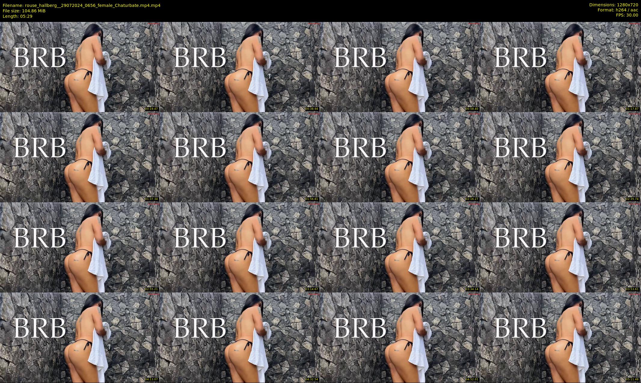rouse_hallberg_ — 6 minute Chaturbate female cam show recording, 720p, Jul 29, 2024