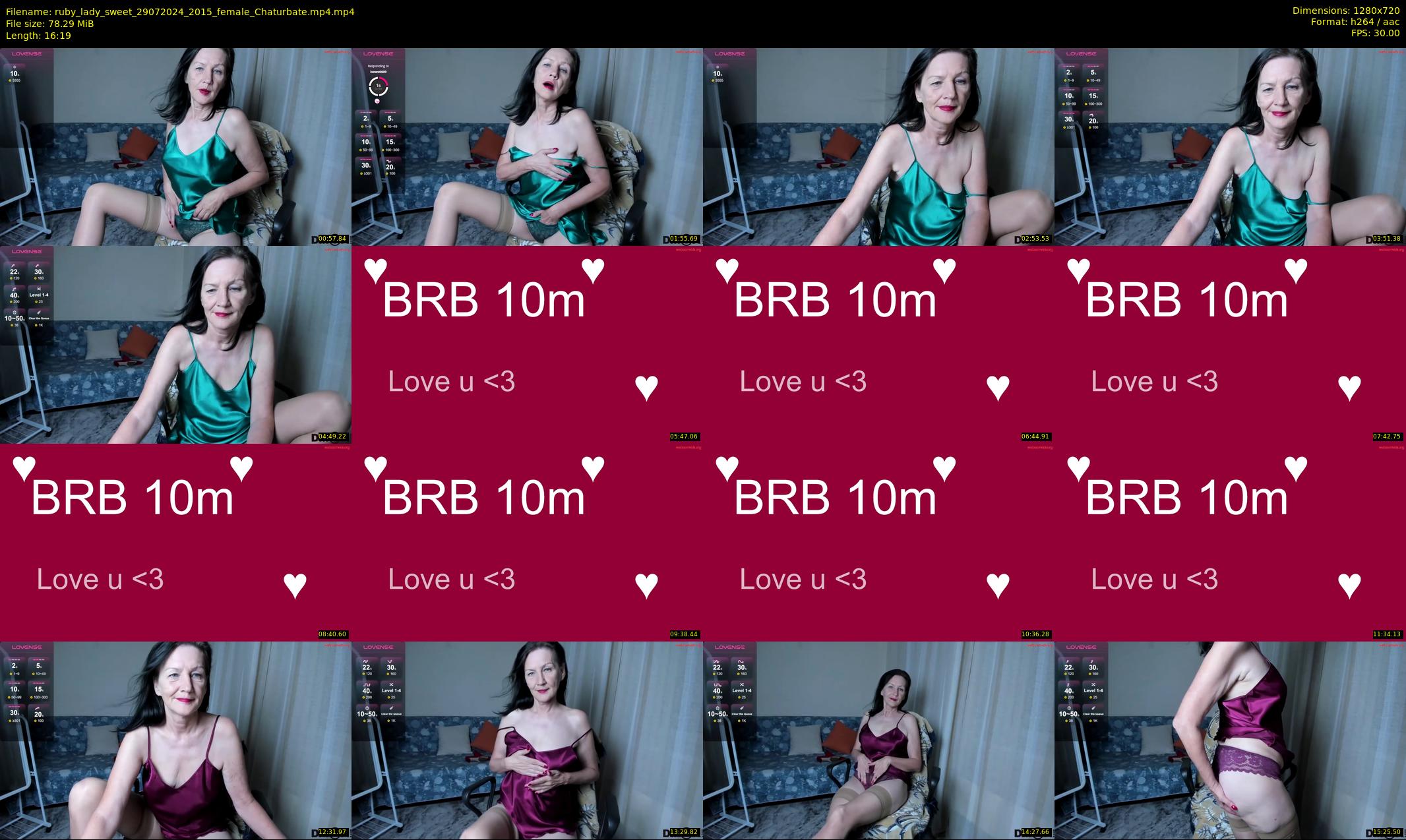 ruby_lady_sweet — 17 minute Chaturbate female cam show recording, 720p, Jul 29, 2024