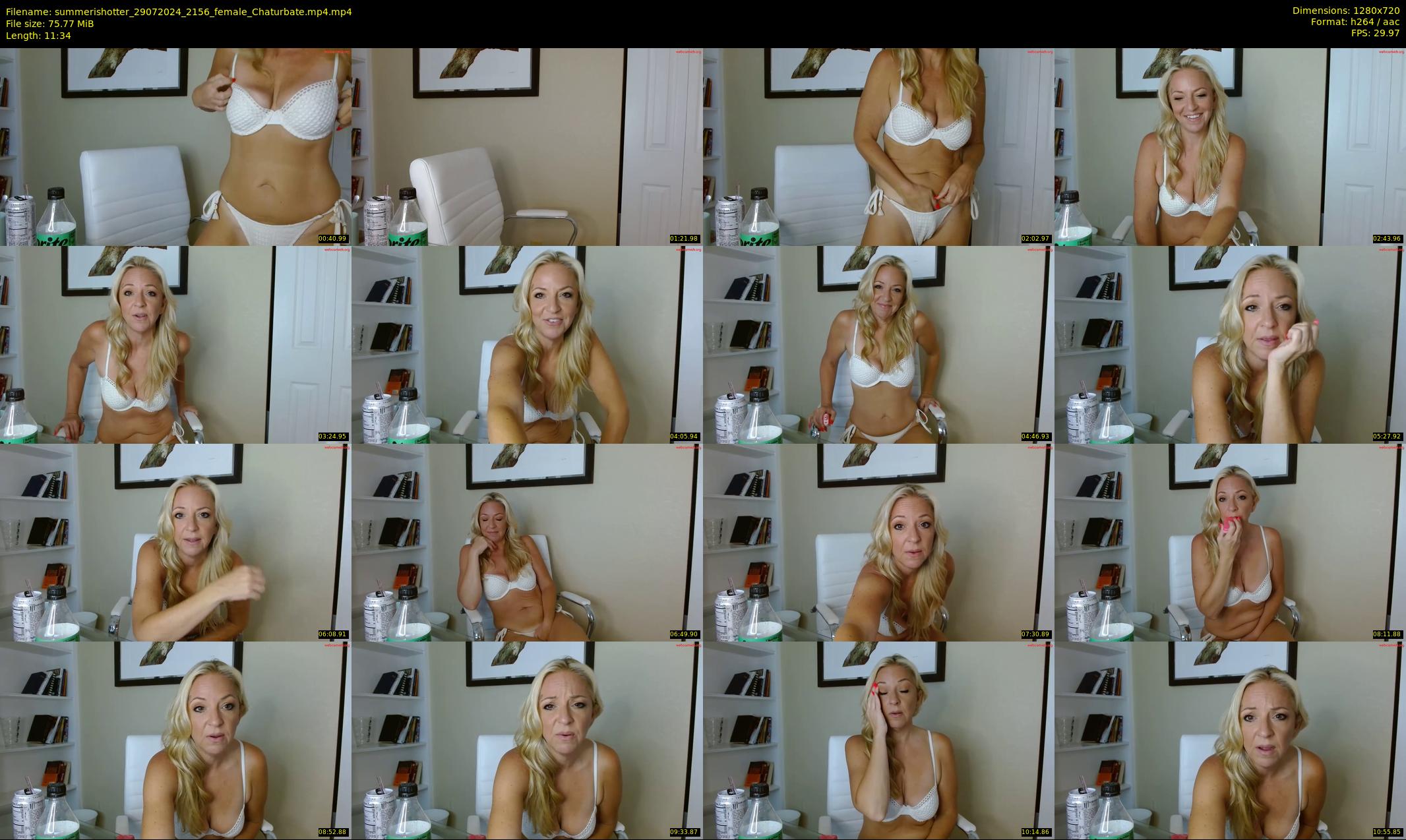 summerishotter — 12 minute Chaturbate female cam show recording, 720p, Jul 29, 2024
