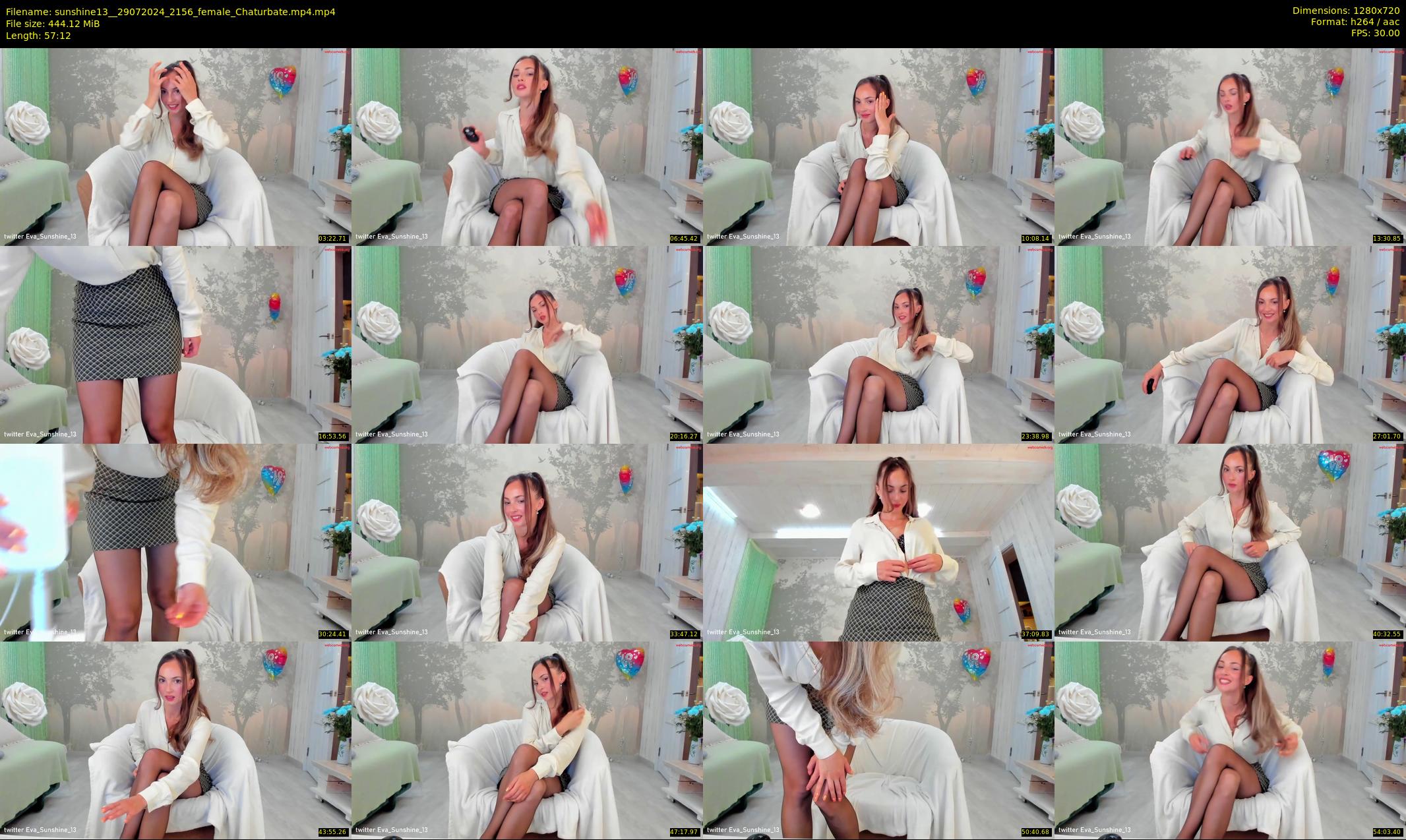 sunshine13_ — 58 minute Chaturbate female cam show recording, 720p, Jul 29, 2024