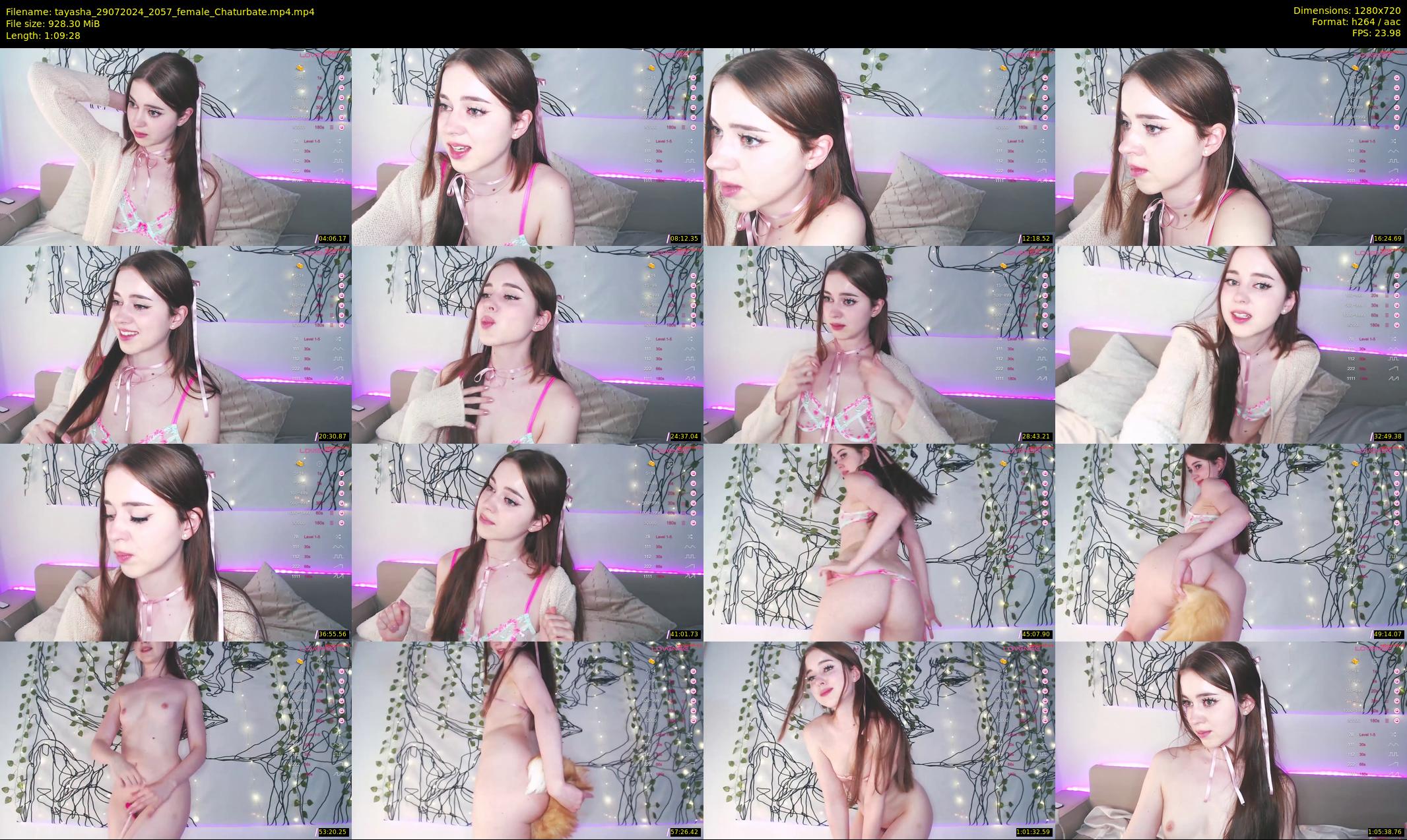 tayasha — 70 minute Chaturbate female cam show recording, 720p, Jul 29, 2024