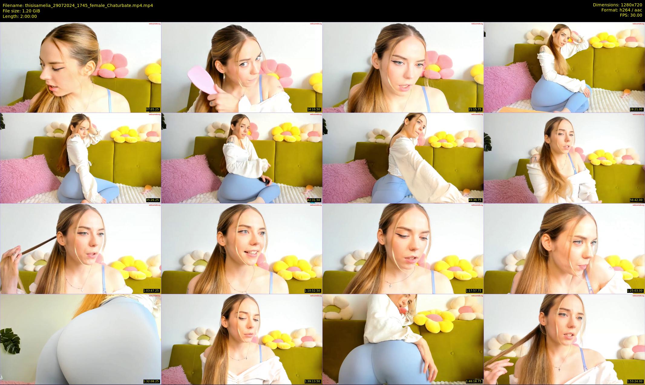 thisisamelia — 120 minute Chaturbate female cam show recording, 720p, Jul 29, 2024
