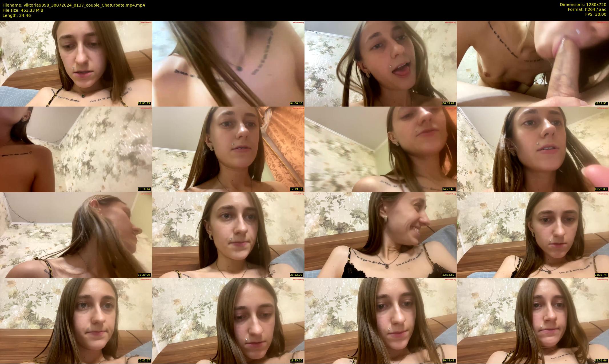 viktoria9898 — 35 minute Chaturbate couple cam show recording, 720p, Jul 30, 2024