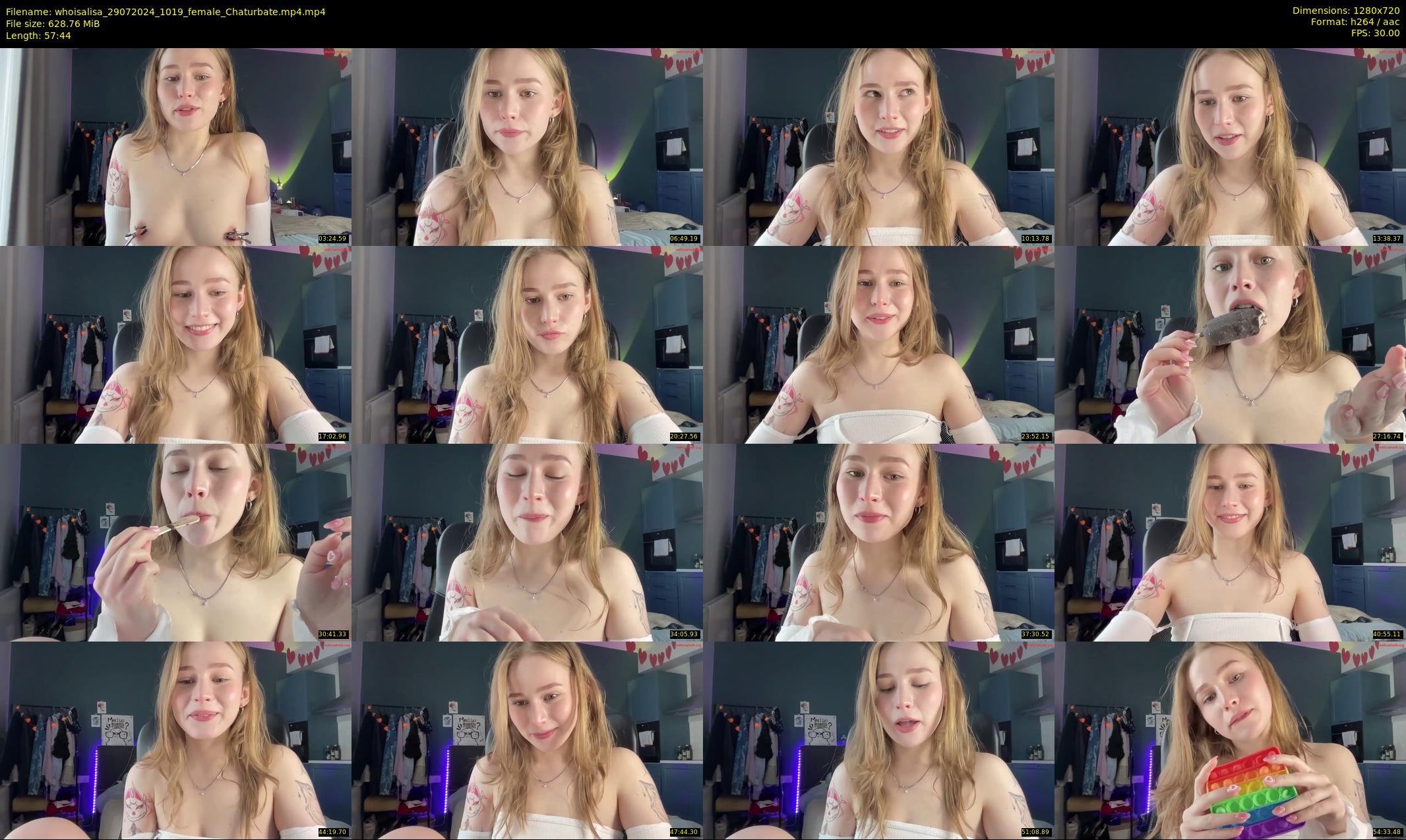 whoisalisa — 58 minute Chaturbate female cam show recording, 720p, Jul 29, 2024