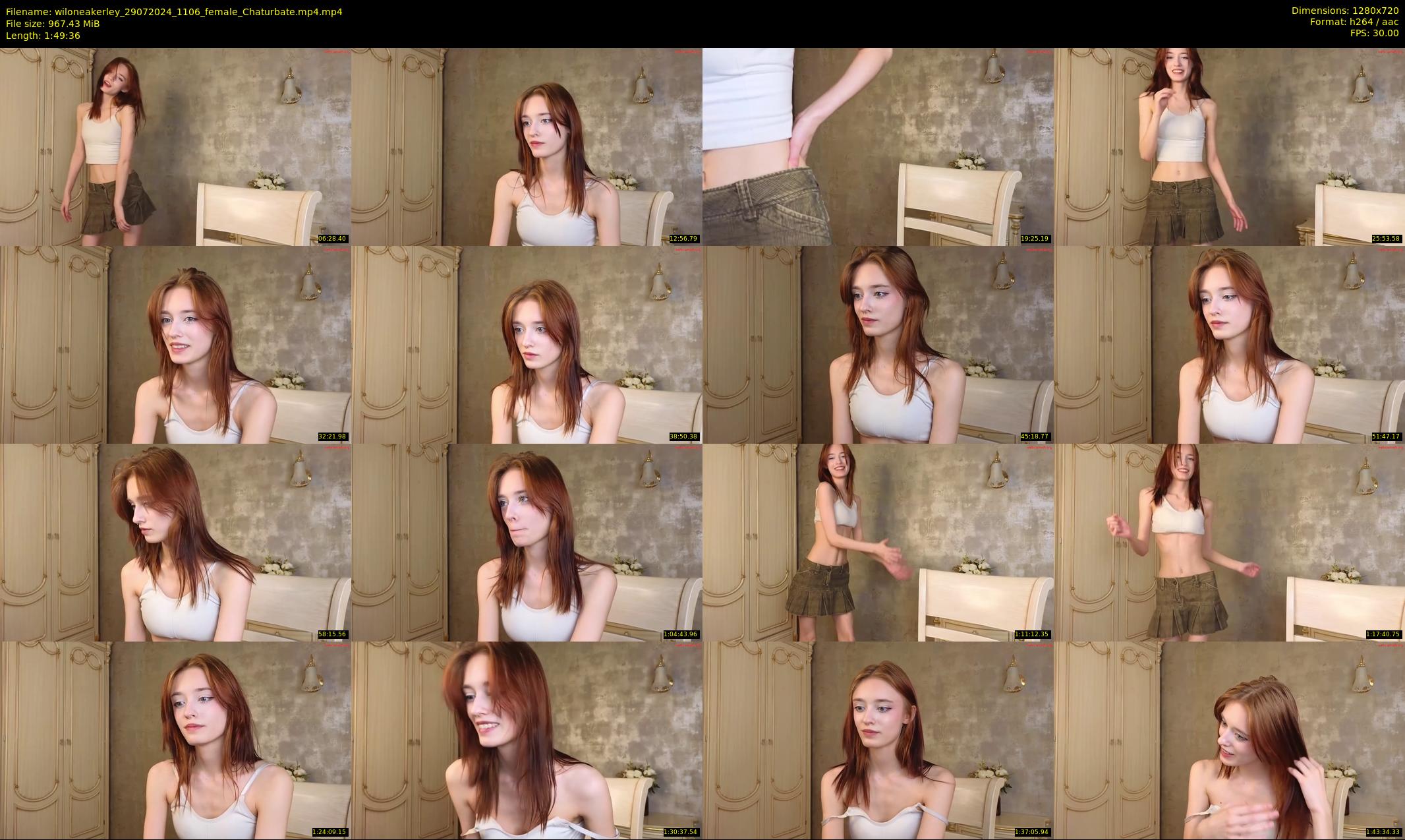 wiloneakerley — 110 minute Chaturbate female cam show recording, 720p, Jul 29, 2024