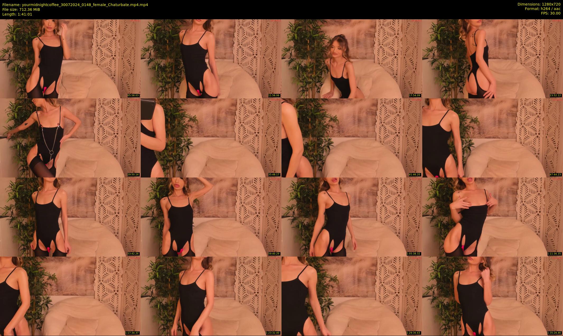yourmidnightcoffee — 102 minute Chaturbate female cam show recording, 720p, Jul 30, 2024