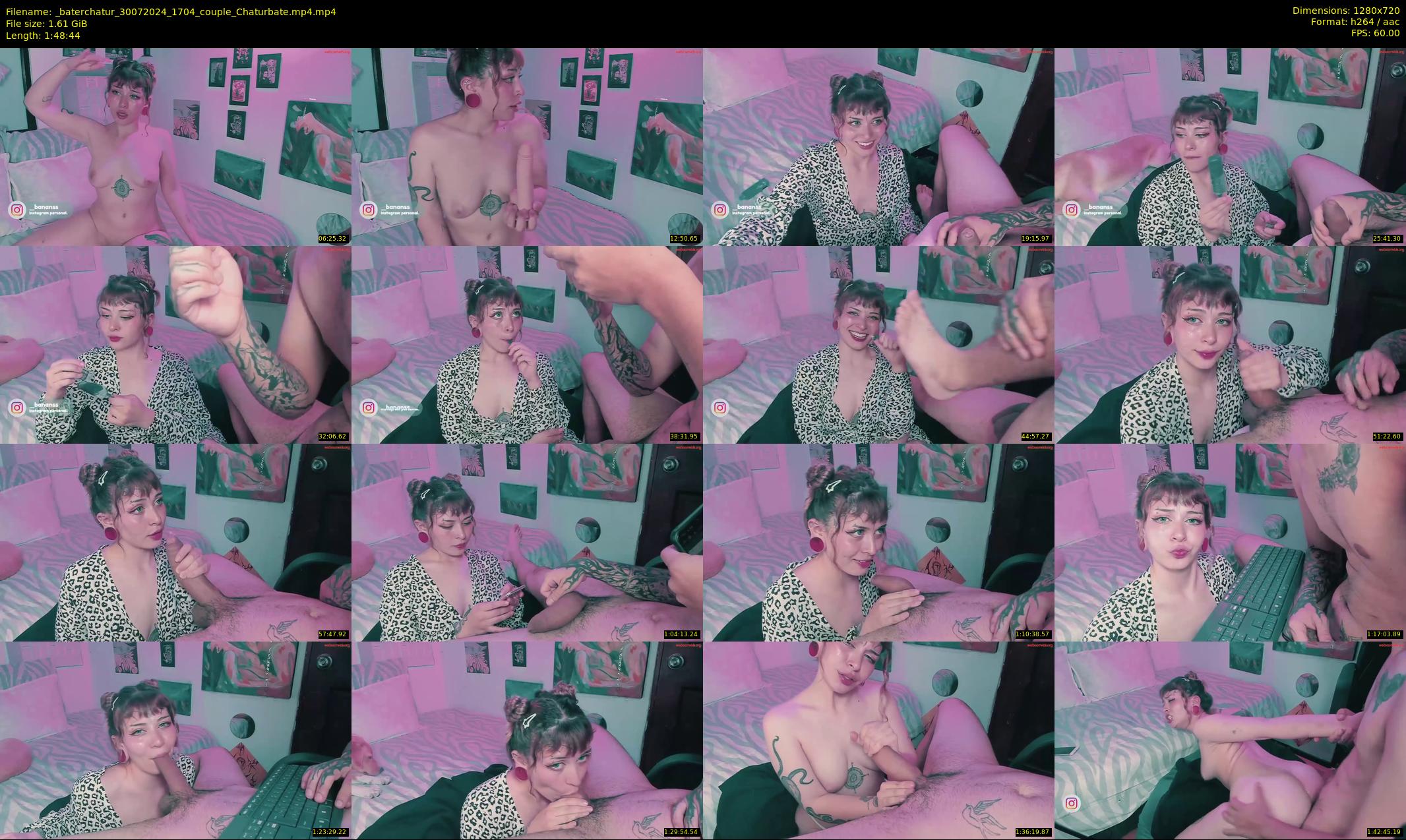 _baterchatur — 109 minute Chaturbate couple cam show recording, 720p, Jul 30, 2024