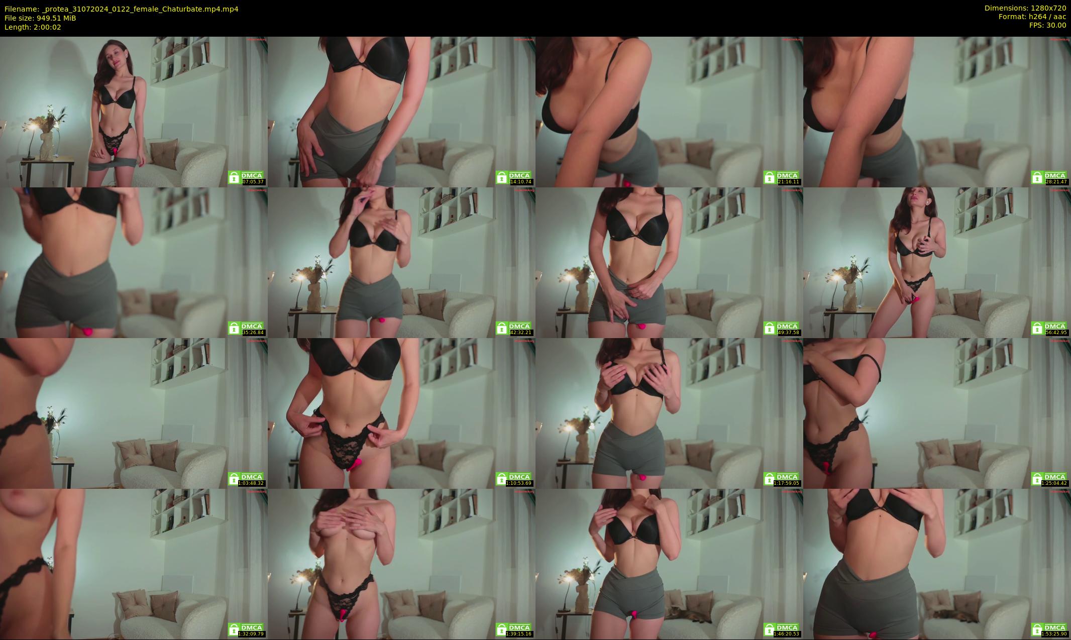 _protea — 121 minute Chaturbate female cam show recording, 720p, Jul 31, 2024