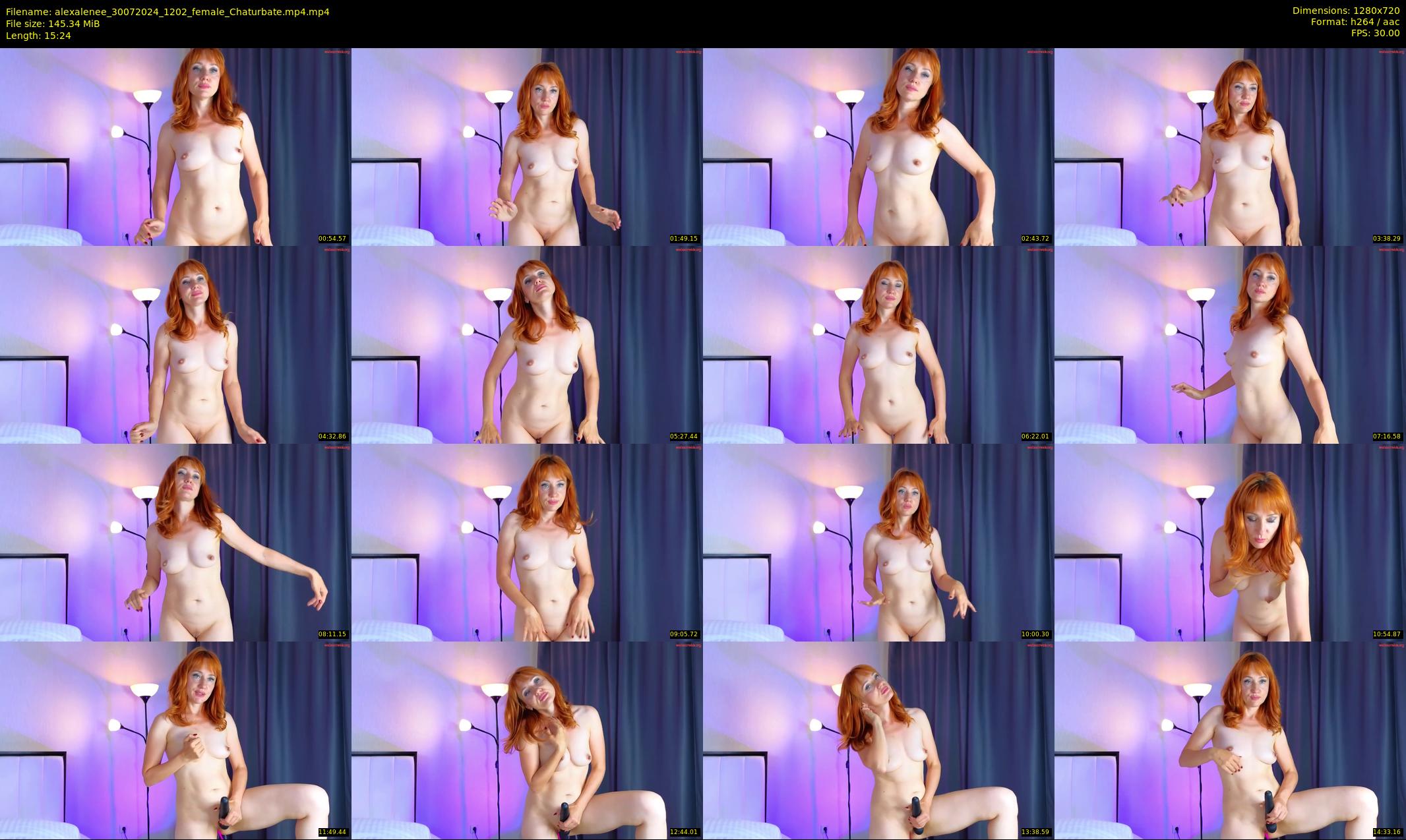 alexalenee — 16 minute Chaturbate female cam show recording, 720p, Jul 30, 2024