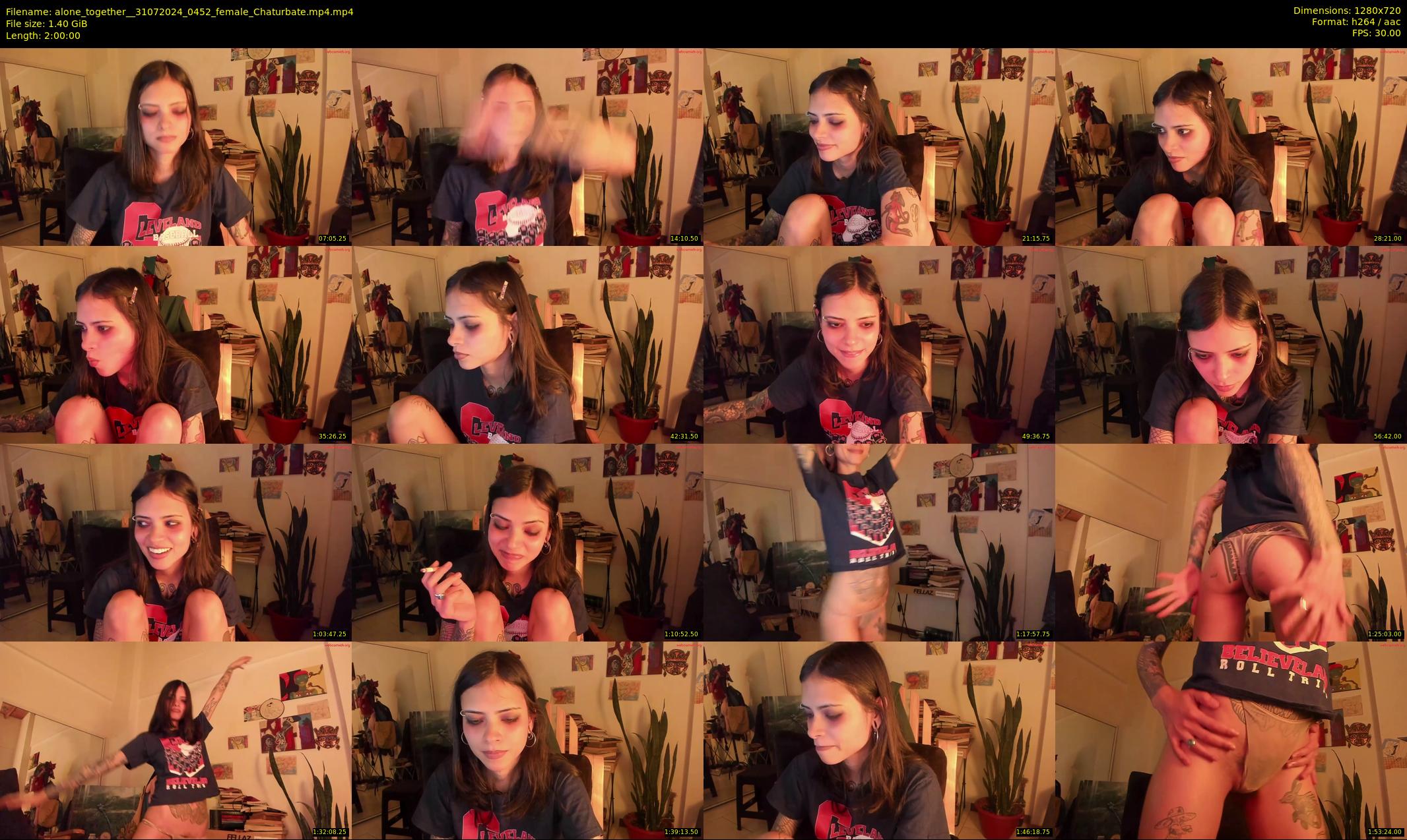 alone_together_ — 120 minute Chaturbate female cam show recording, 720p, Jul 31, 2024