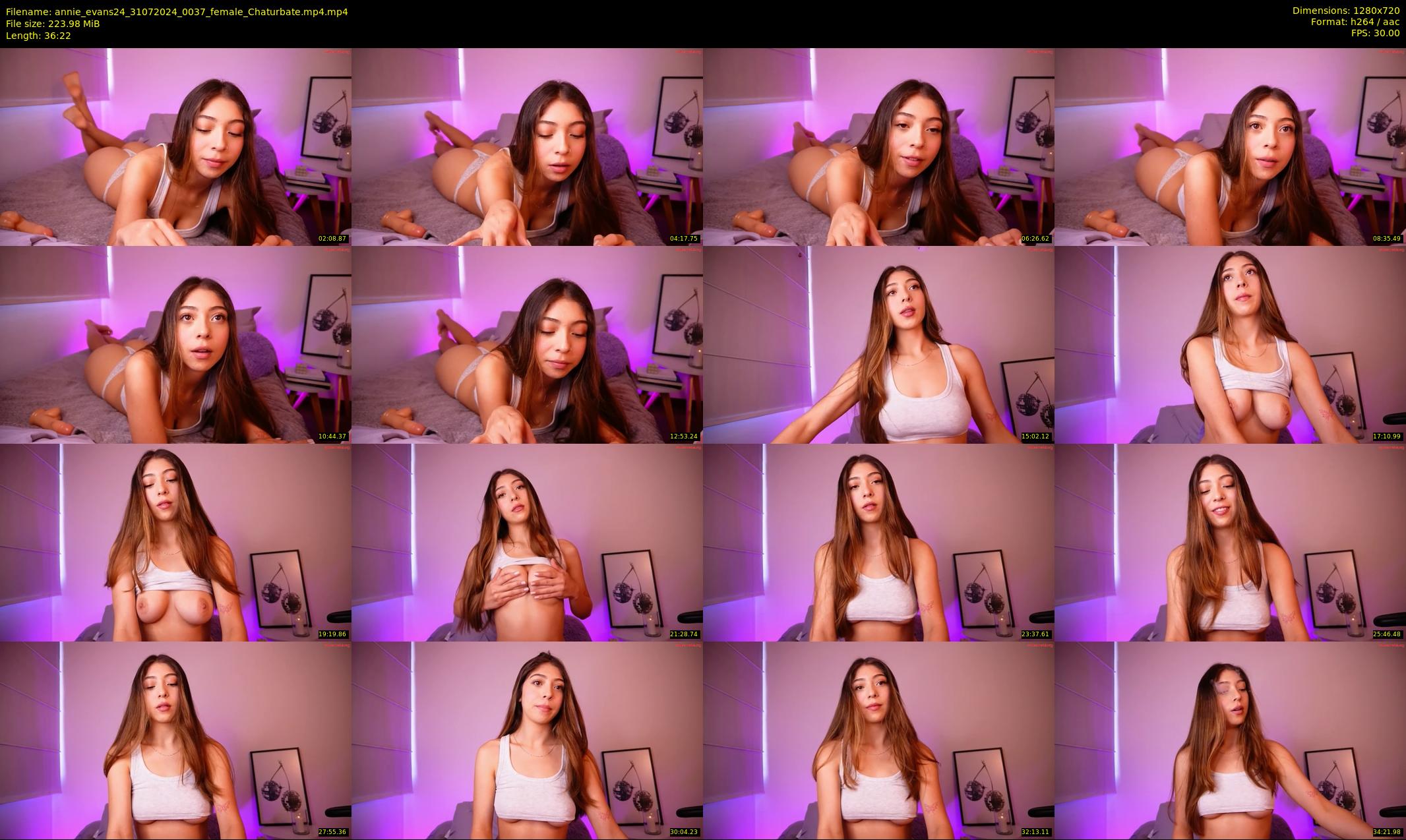 annie_evans24 — 37 minute Chaturbate female cam show recording, 720p, Jul 31, 2024