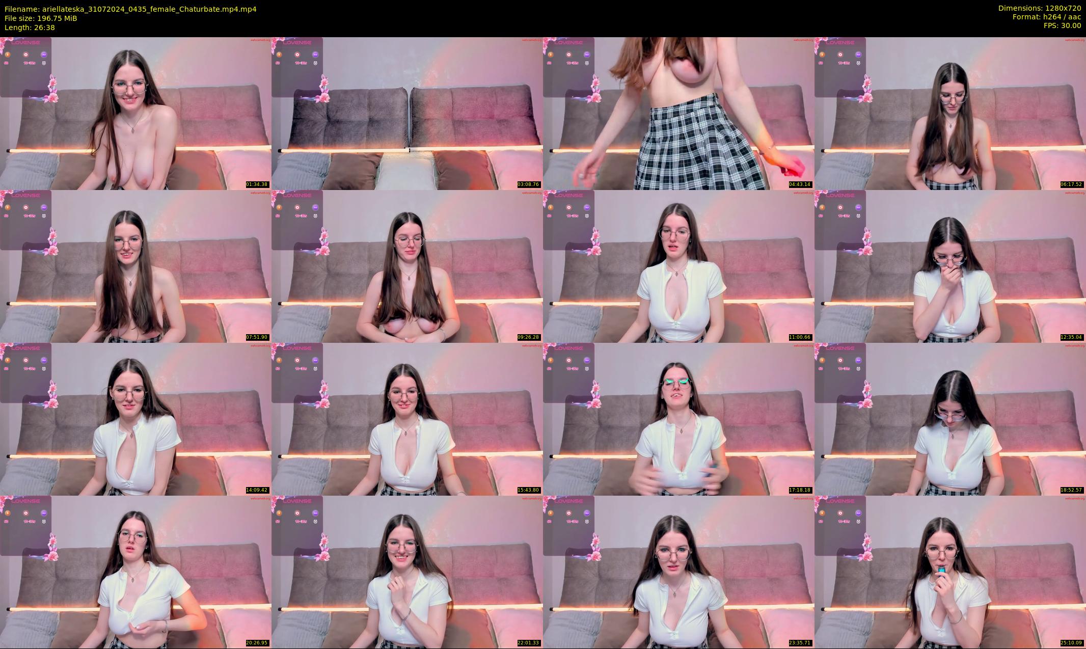 ariellateska — 27 minute Chaturbate female cam show recording, 720p, Jul 31, 2024