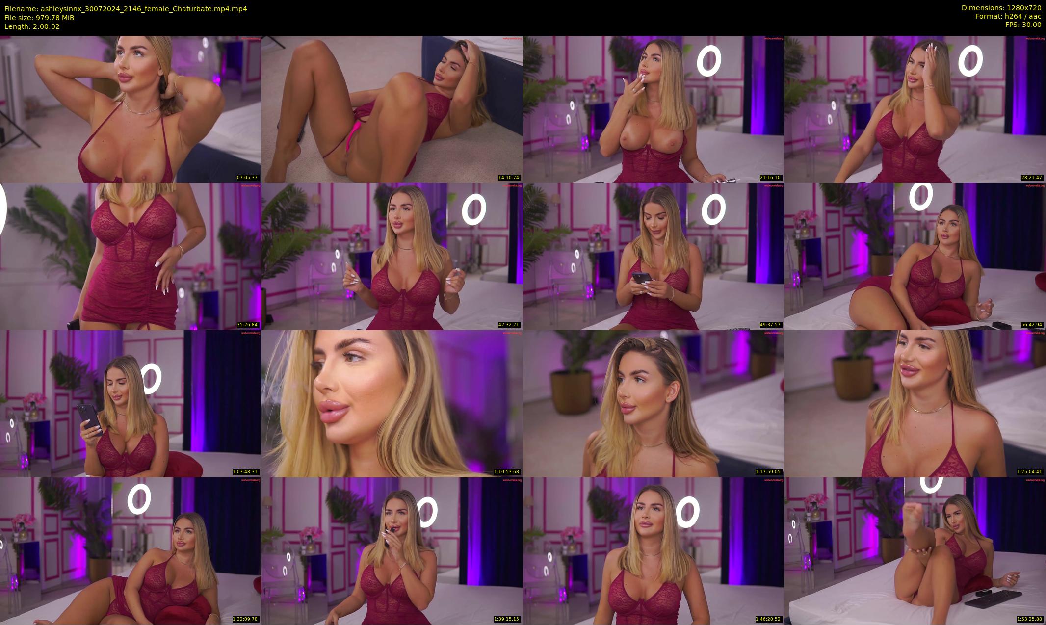 ashleysinnx — 121 minute Chaturbate female cam show recording, 720p, Jul 30, 2024