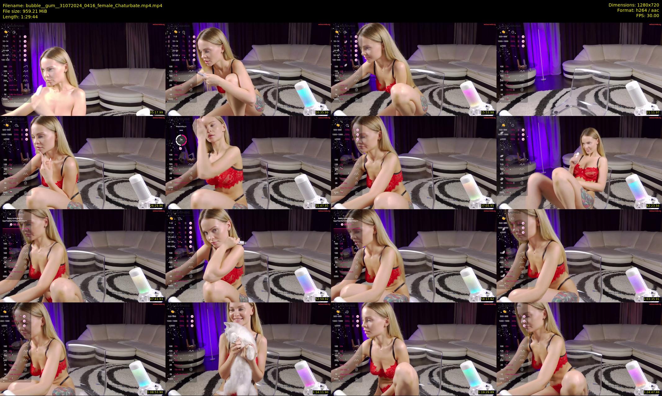 bubble__gum_ — 90 minute Chaturbate female cam show recording, 720p, Jul 31, 2024