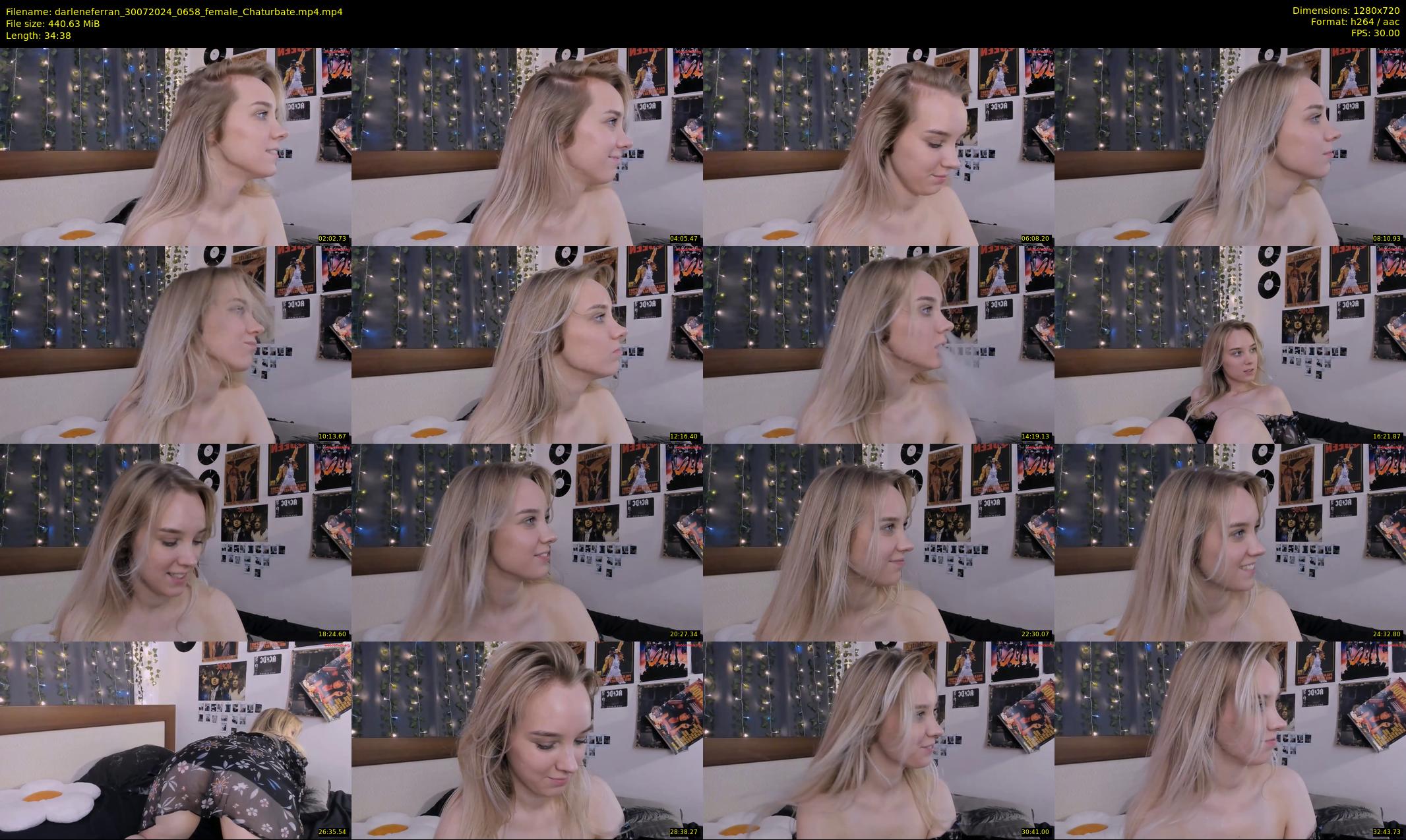 darleneferran — 35 minute Chaturbate female cam show recording, 720p, Jul 30, 2024