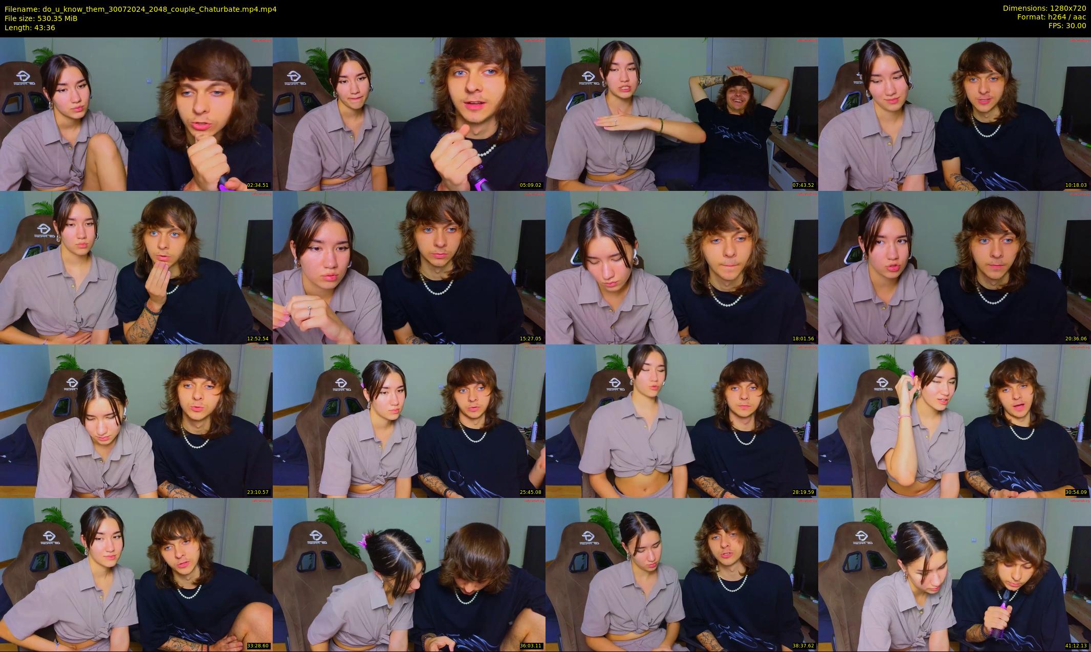 do_u_know_them — 44 minute Chaturbate couple cam show recording, 720p, Jul 30, 2024