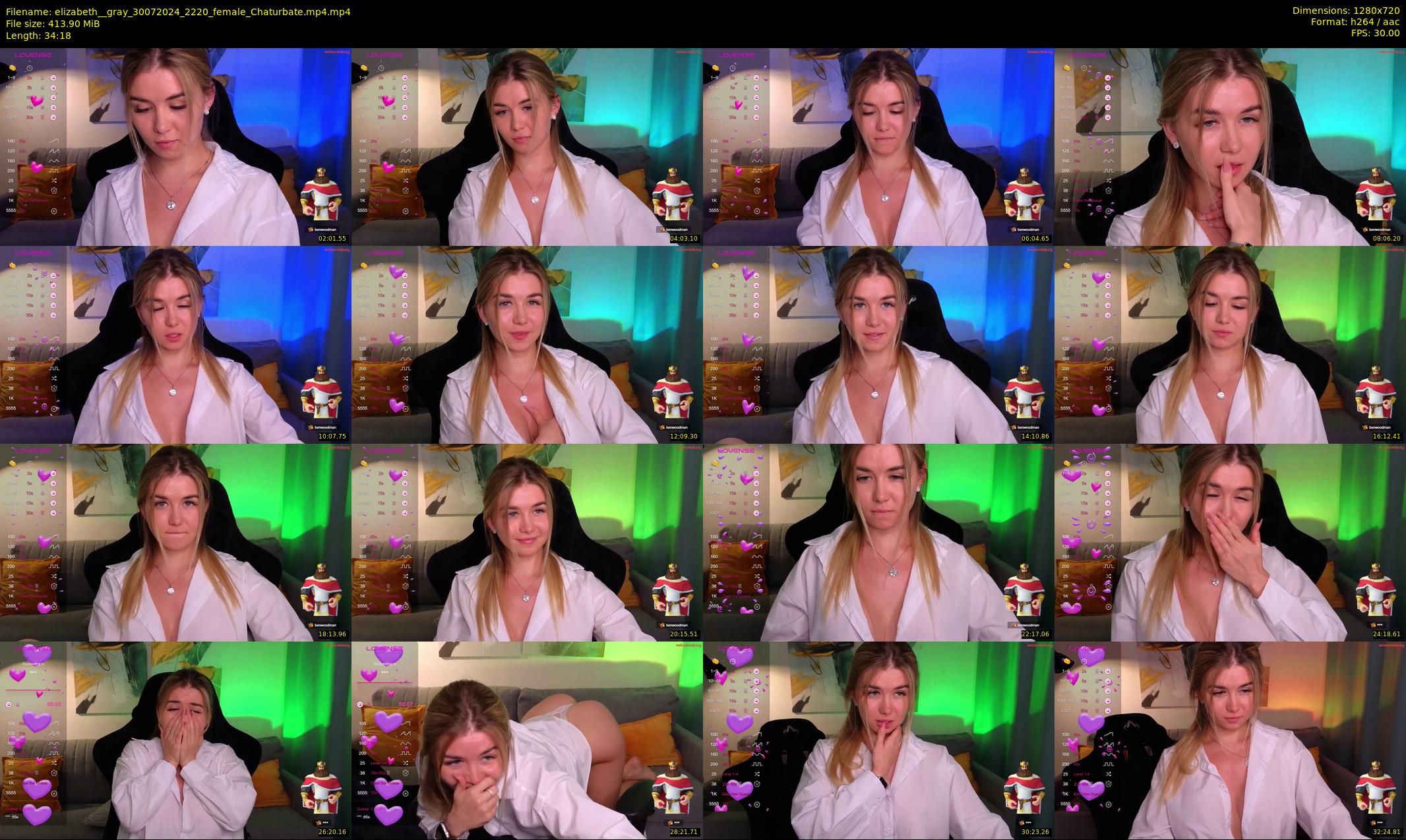 elizabeth__gray — 35 minute Chaturbate female cam show recording, 720p, Jul 30, 2024