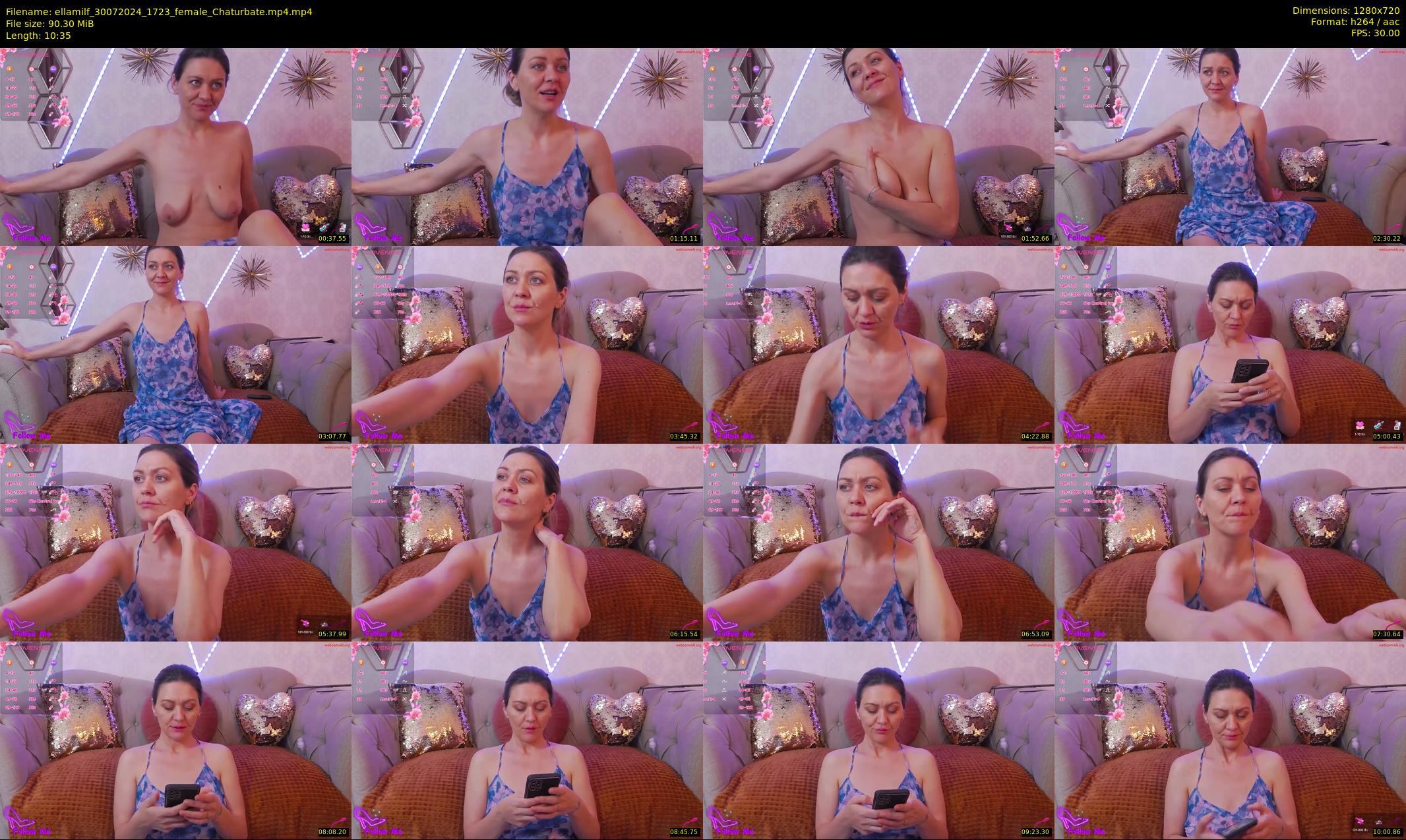ellamilf — 11 minute Chaturbate female cam show recording, 720p, Jul 30, 2024