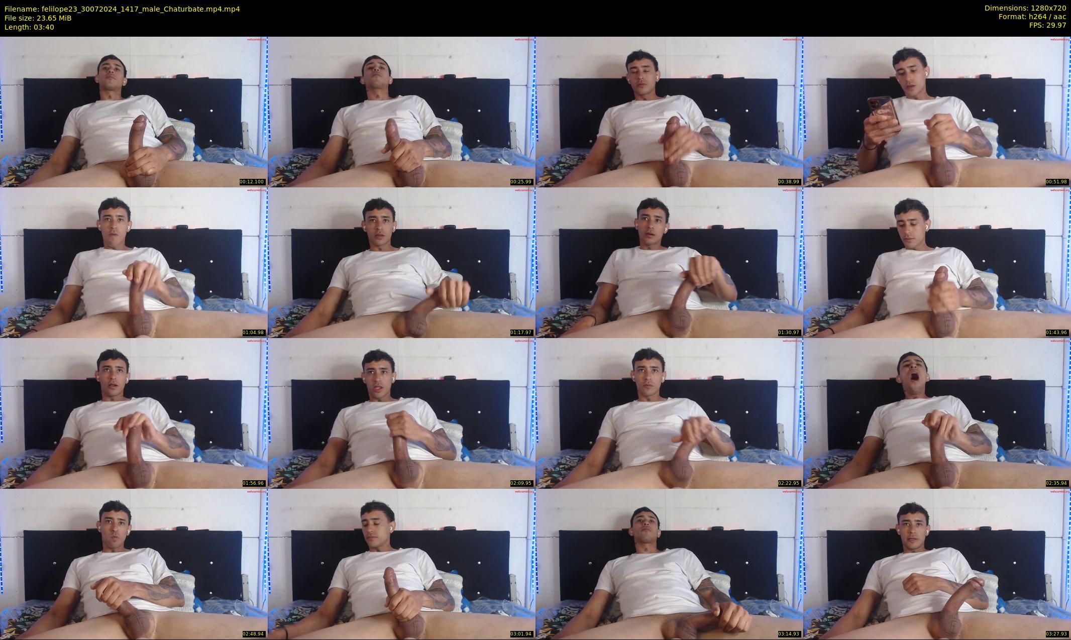 felilope23 — 4 minute Chaturbate male cam show recording, 720p, Jul 30, 2024