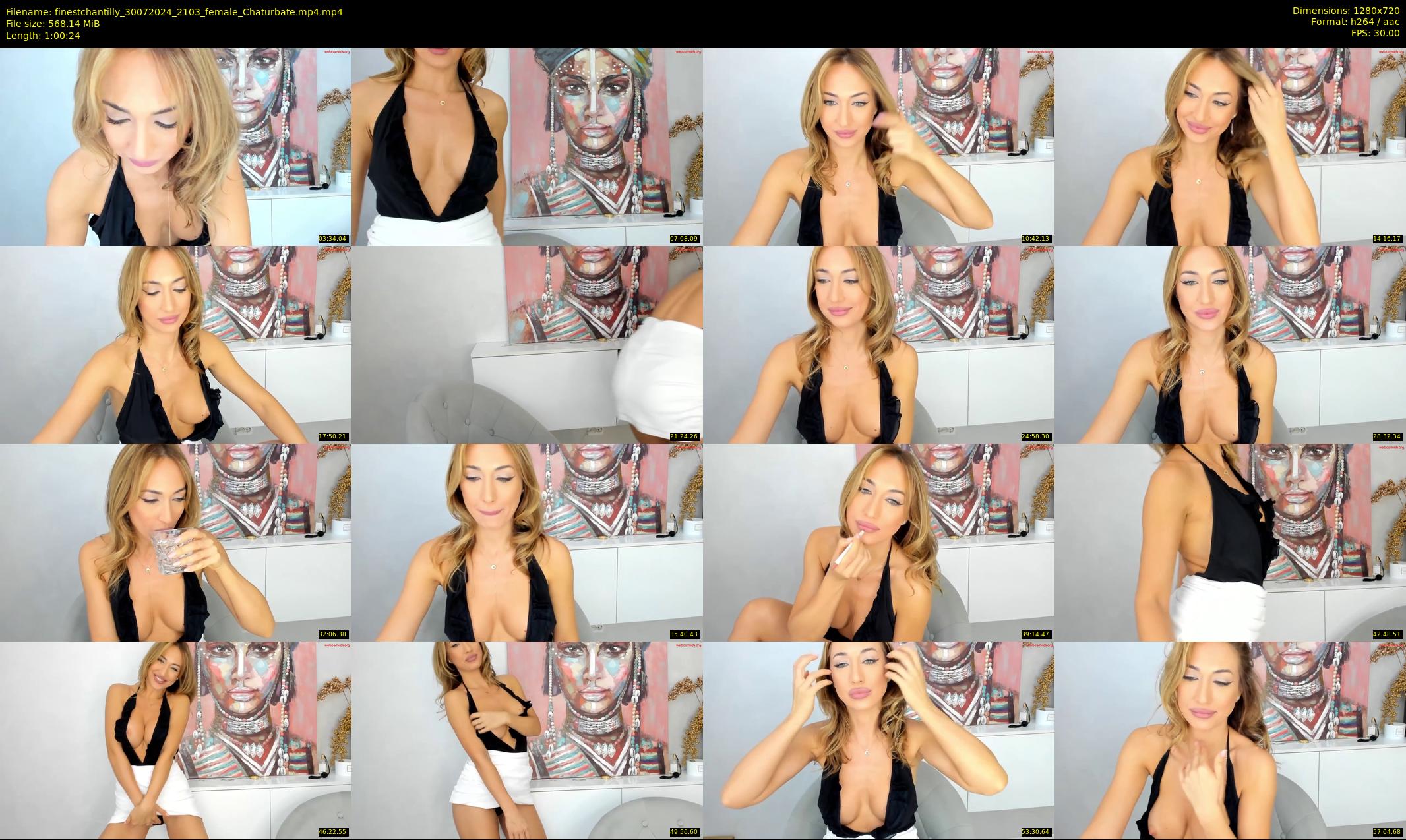 finestchantilly — 61 minute Chaturbate female cam show recording, 720p, Jul 30, 2024