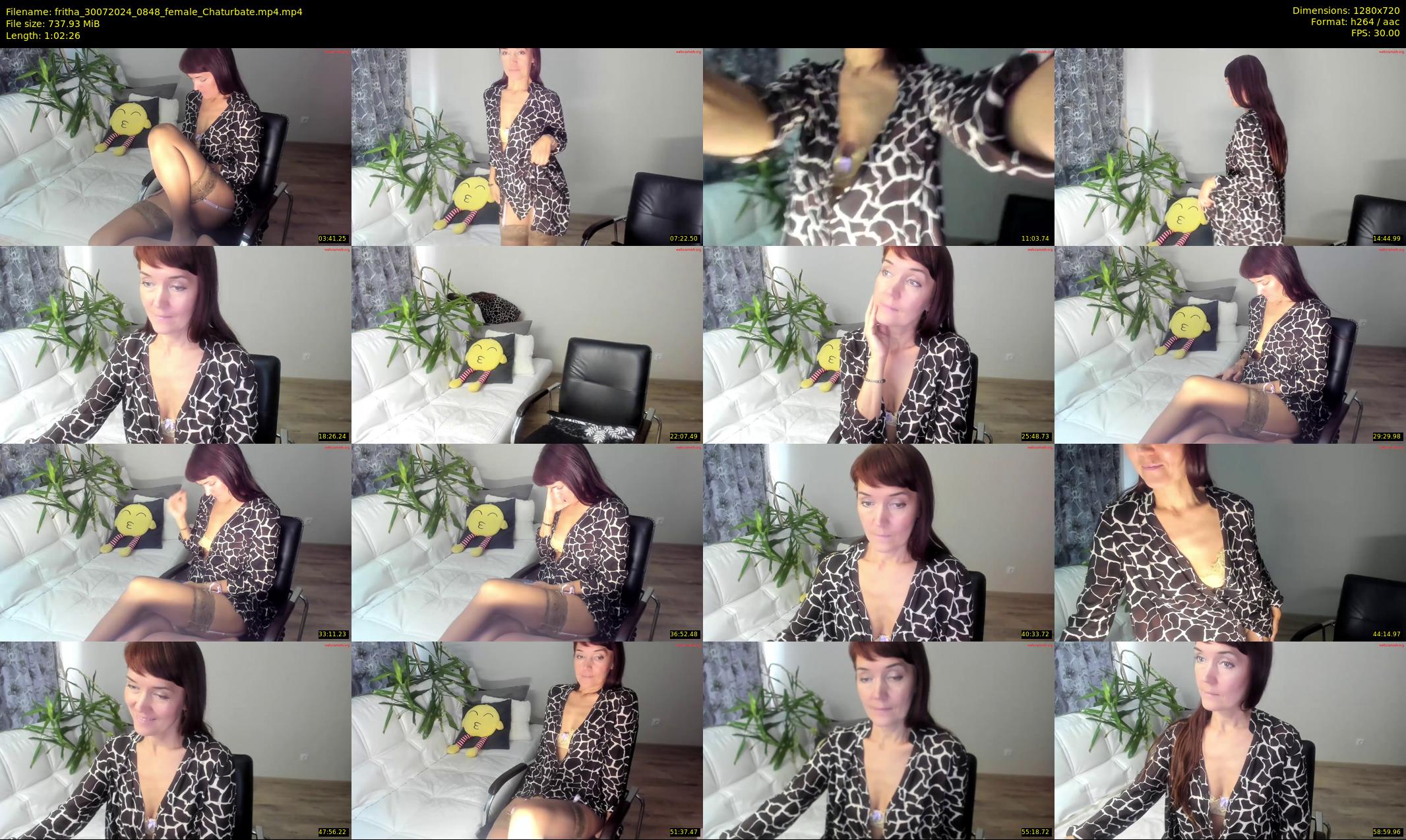 fritha — 63 minute Chaturbate female cam show recording, 720p, Jul 30, 2024